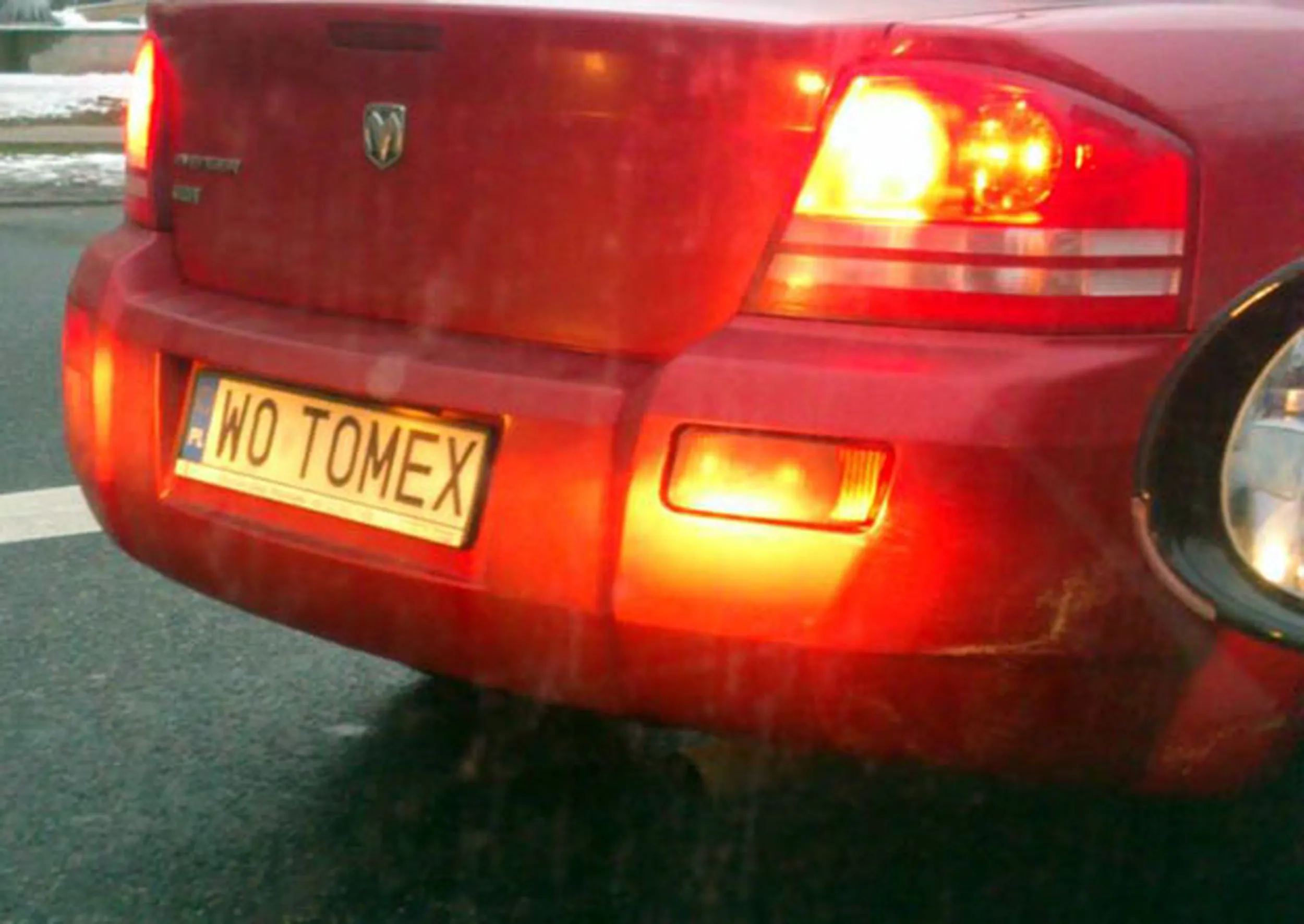 Fajny numer, blacha W0 TOMEX