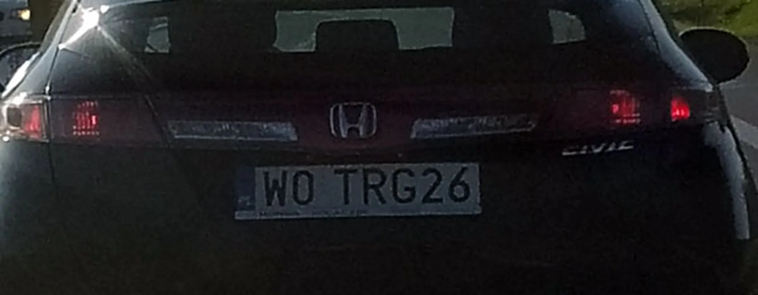 Fajny numer, blacha W0 TRG26