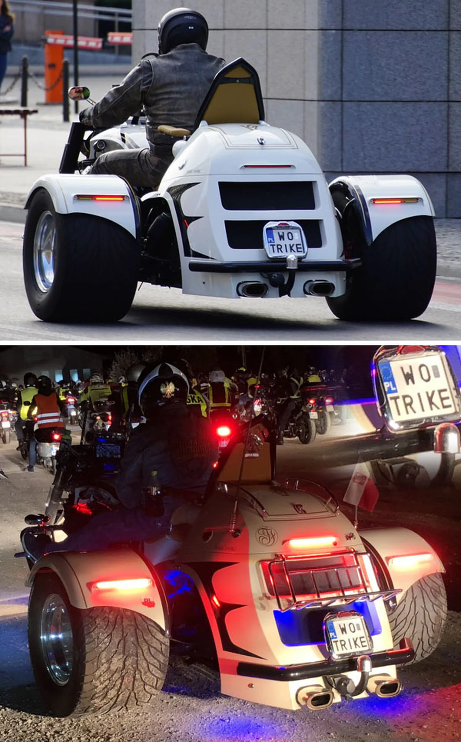 Fajny numer, blacha W0 TRIKE