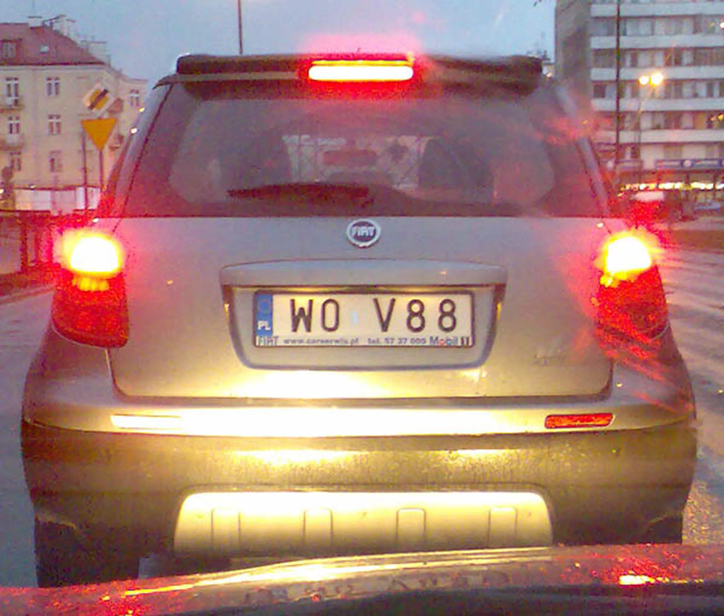 Fajny numer, blacha W0 V88