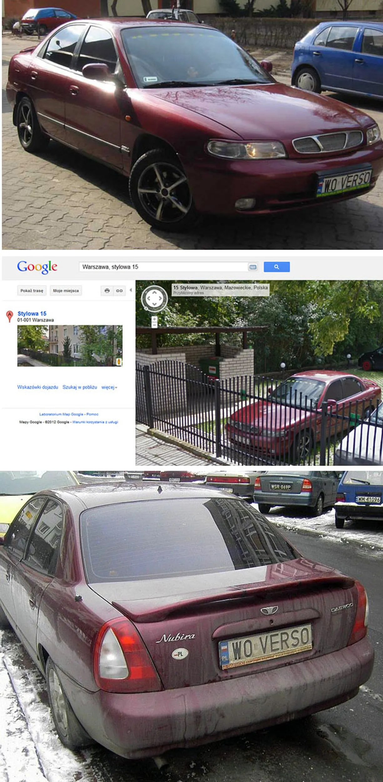 Fajny numer, blacha W0 VERSO