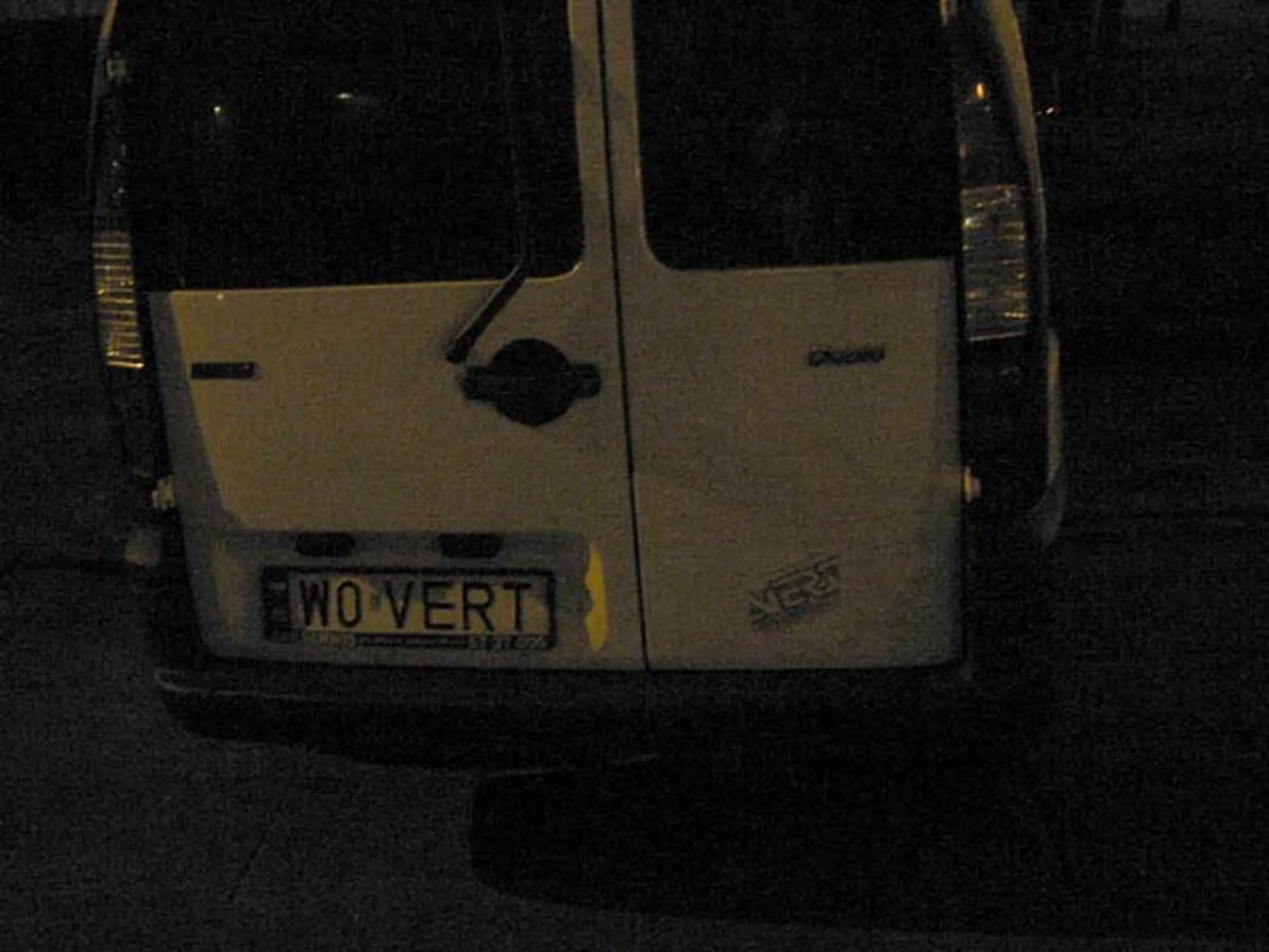 Fajny numer, blacha W0 VERT