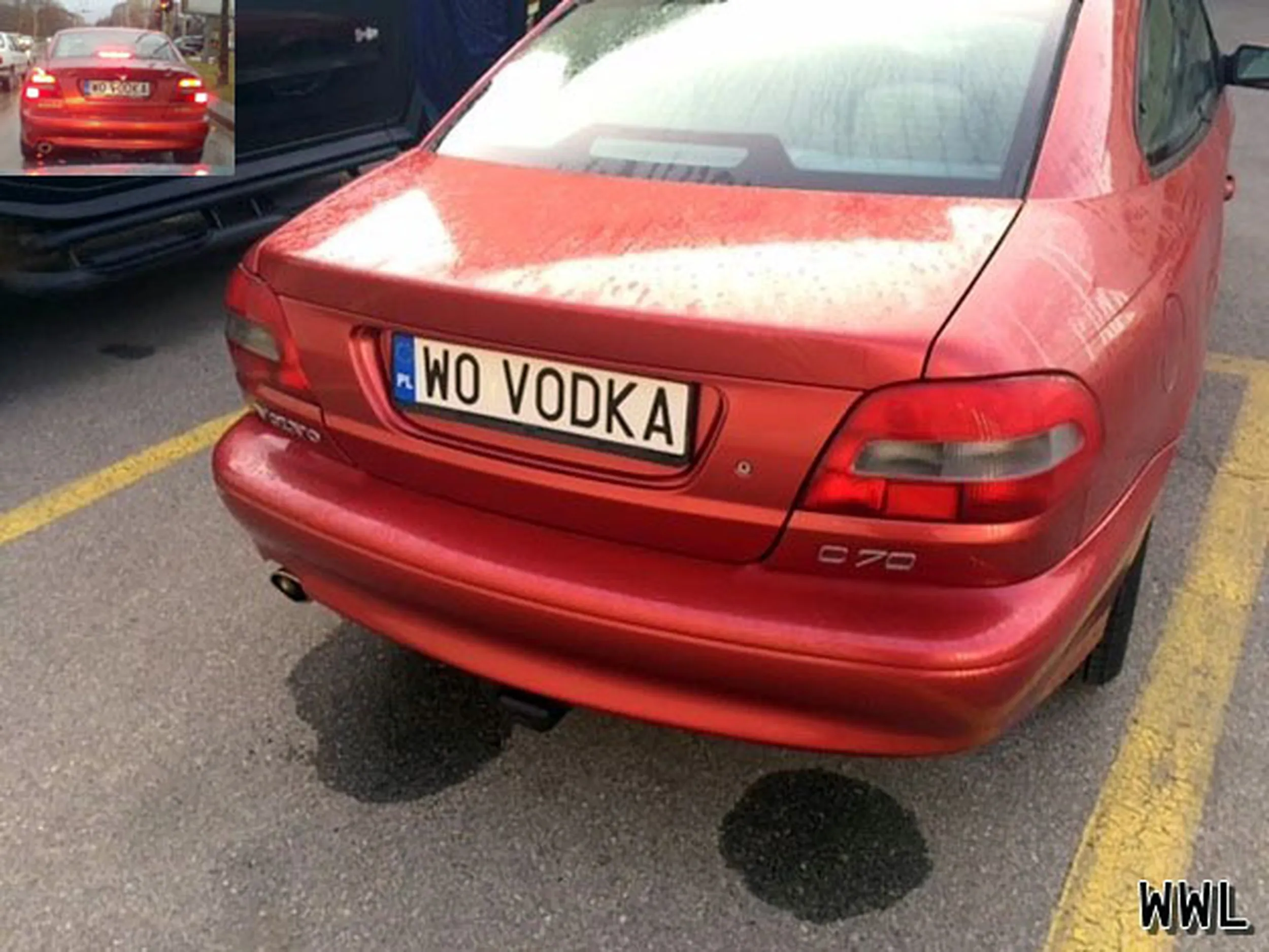 Fajny numer, blacha W0 VODKA