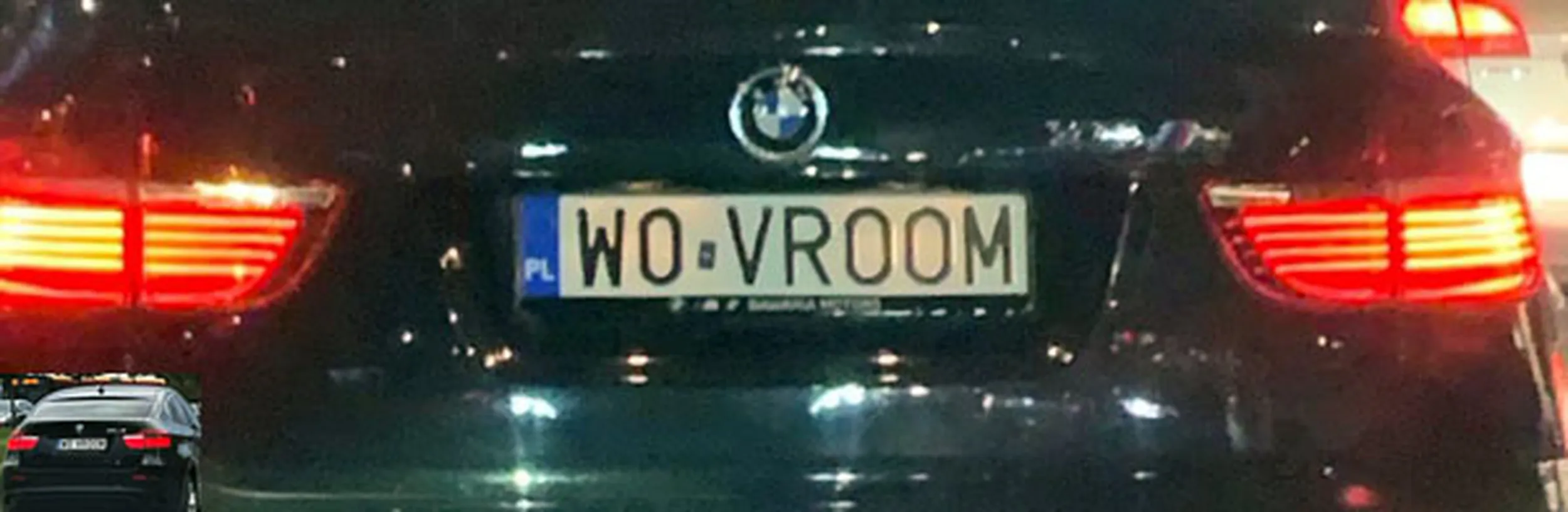 Fajny numer, blacha W0 VROOM