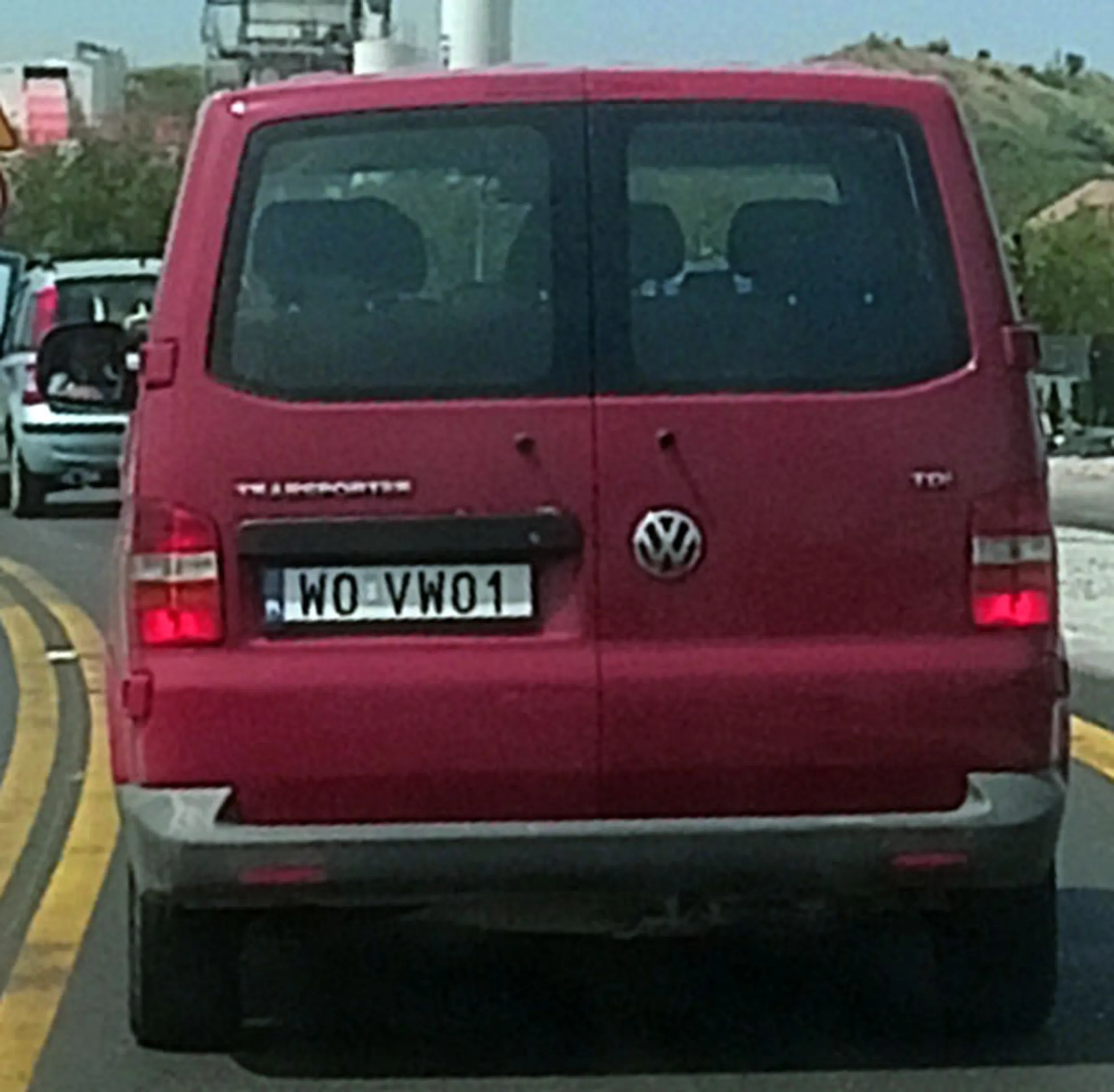 Fajny numer, blacha W0 VW01