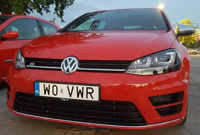 Fajny numer, blacha W0 VWR