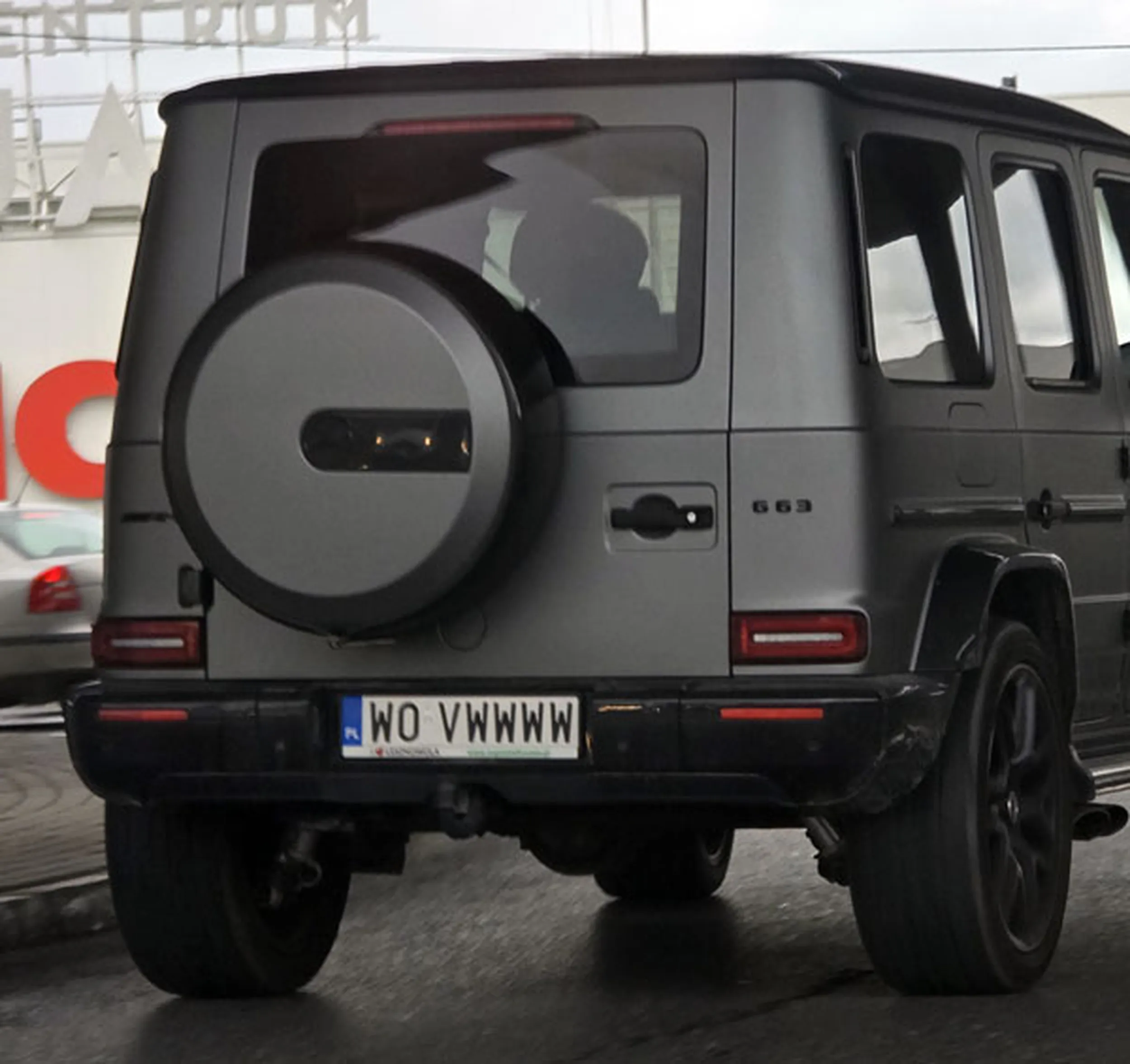 Fajny numer, blacha W0 VWWWW