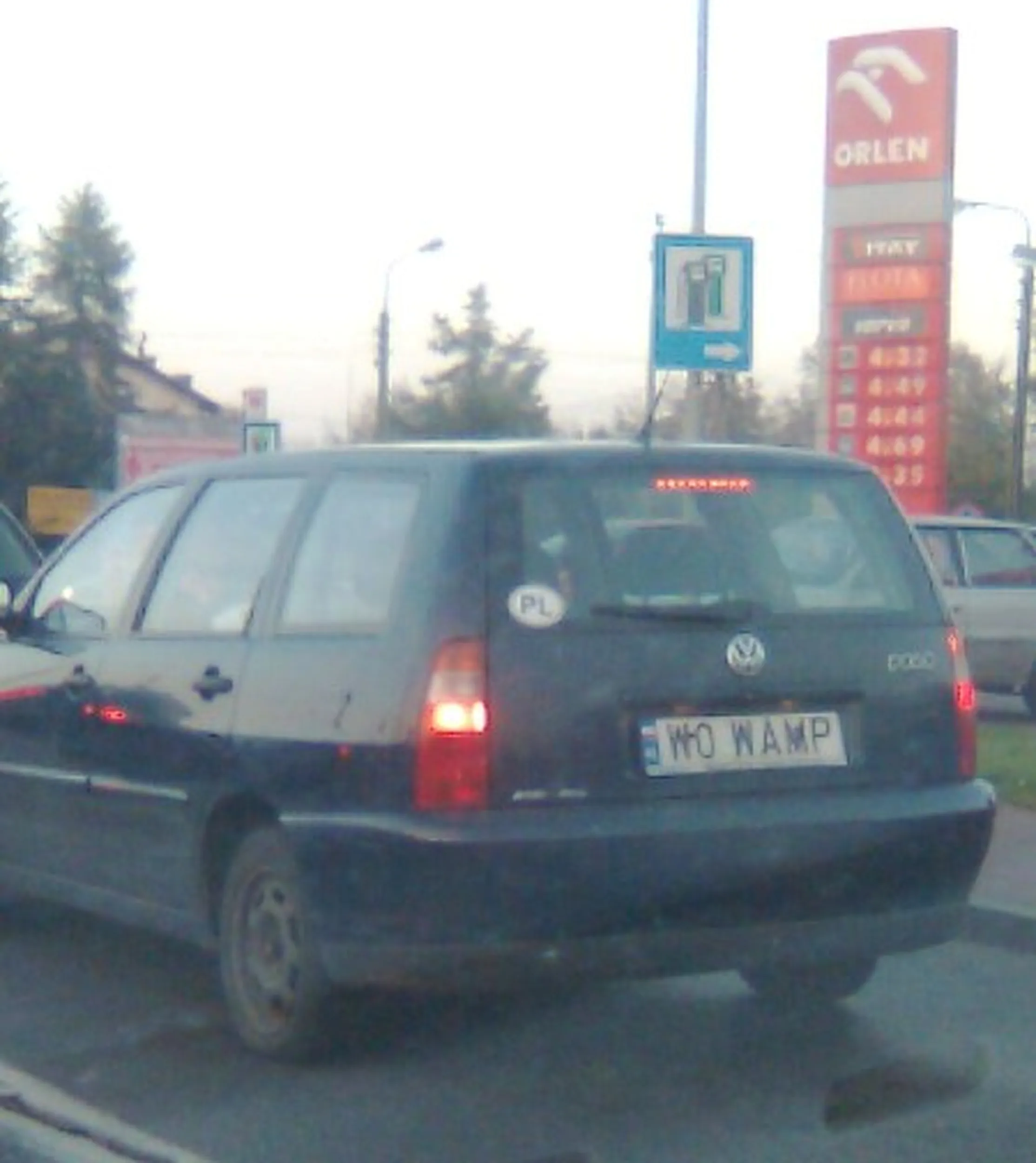 Fajny numer, blacha W0 WAMP