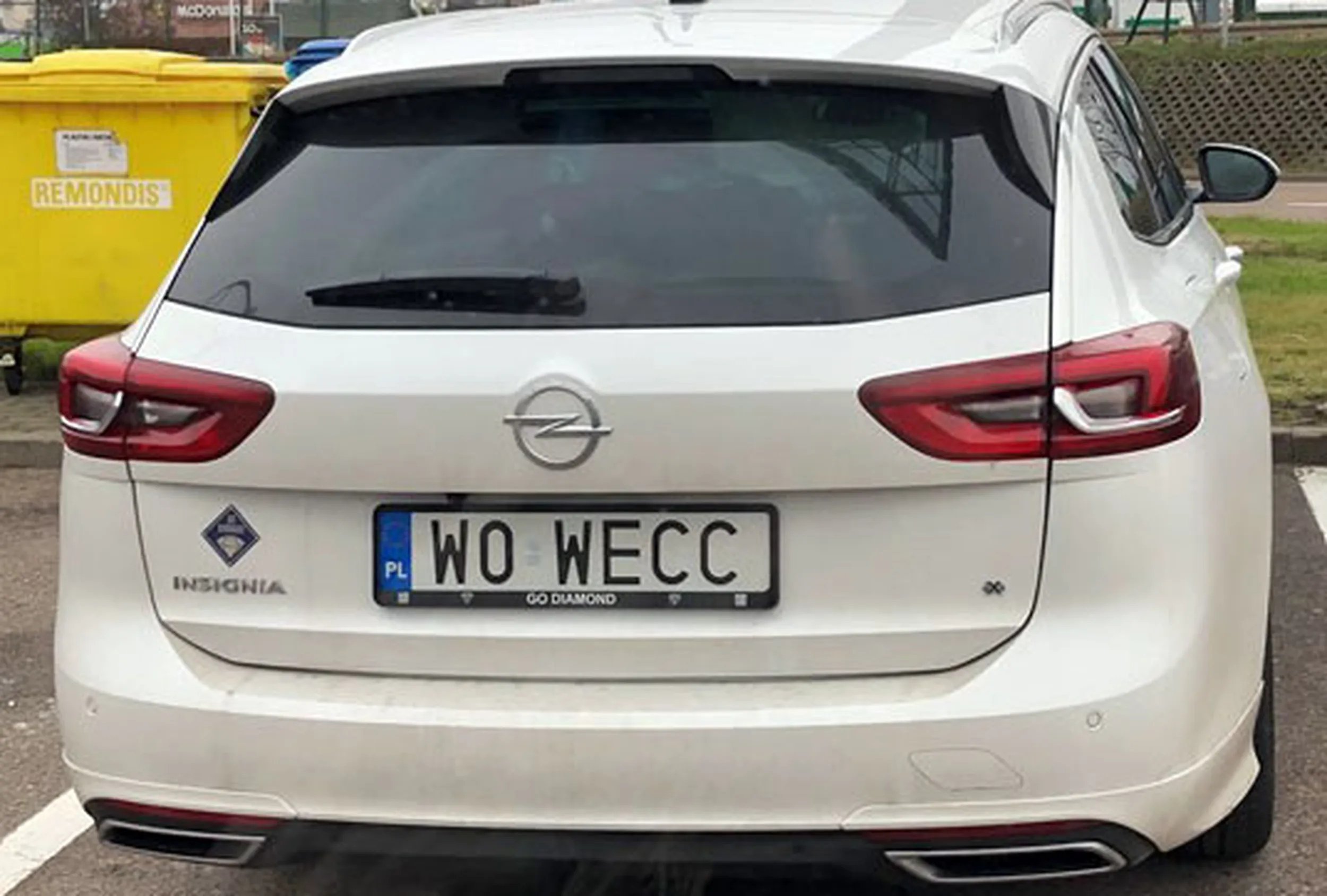 Fajny numer, blacha W0 WECC