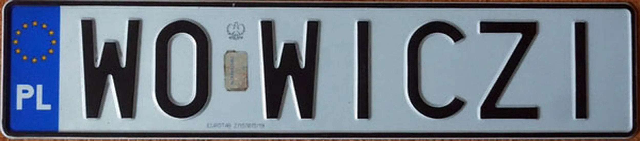 Fajny numer, blacha W0 WICZI