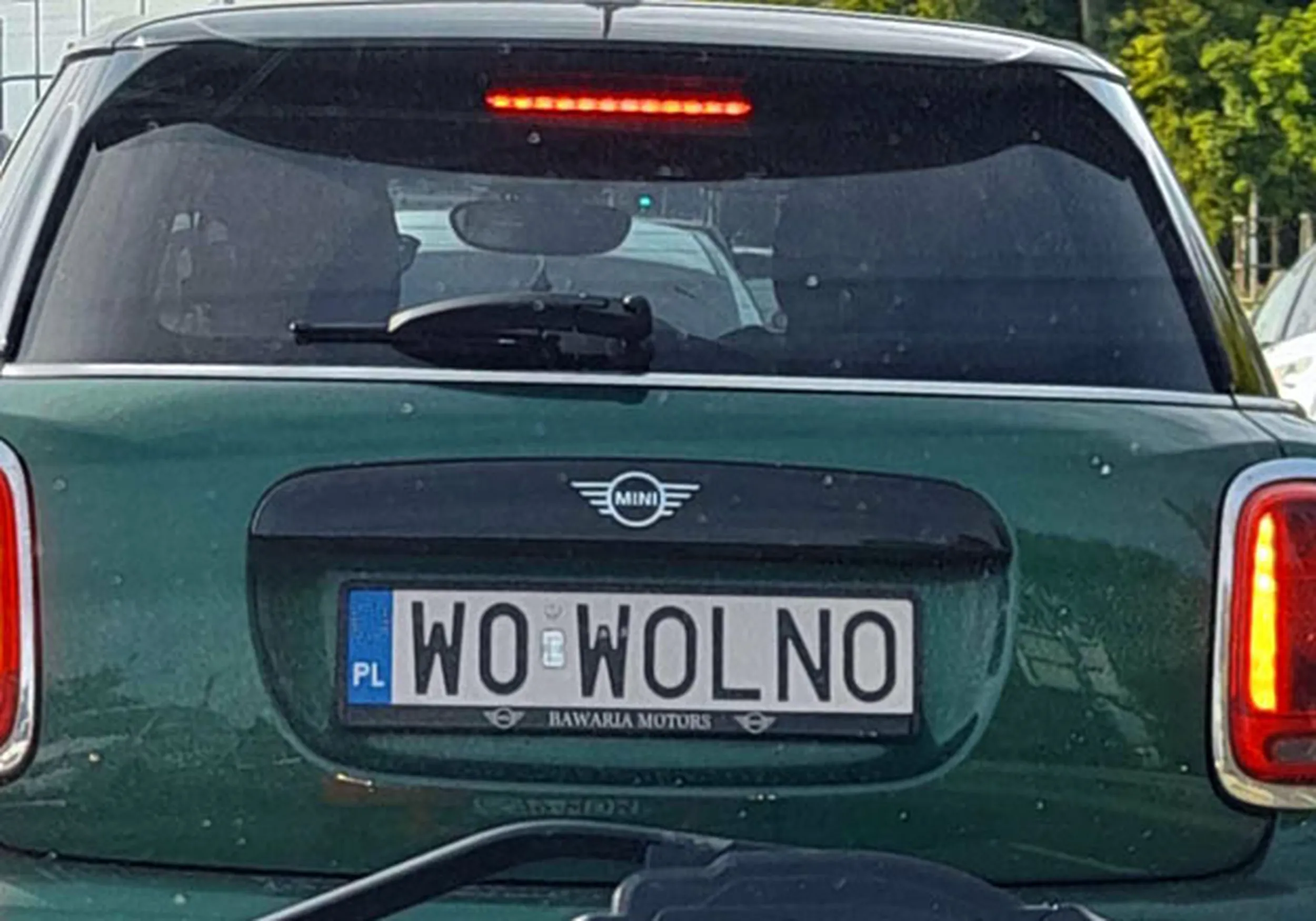 Fajny numer, blacha W0 WOLNO