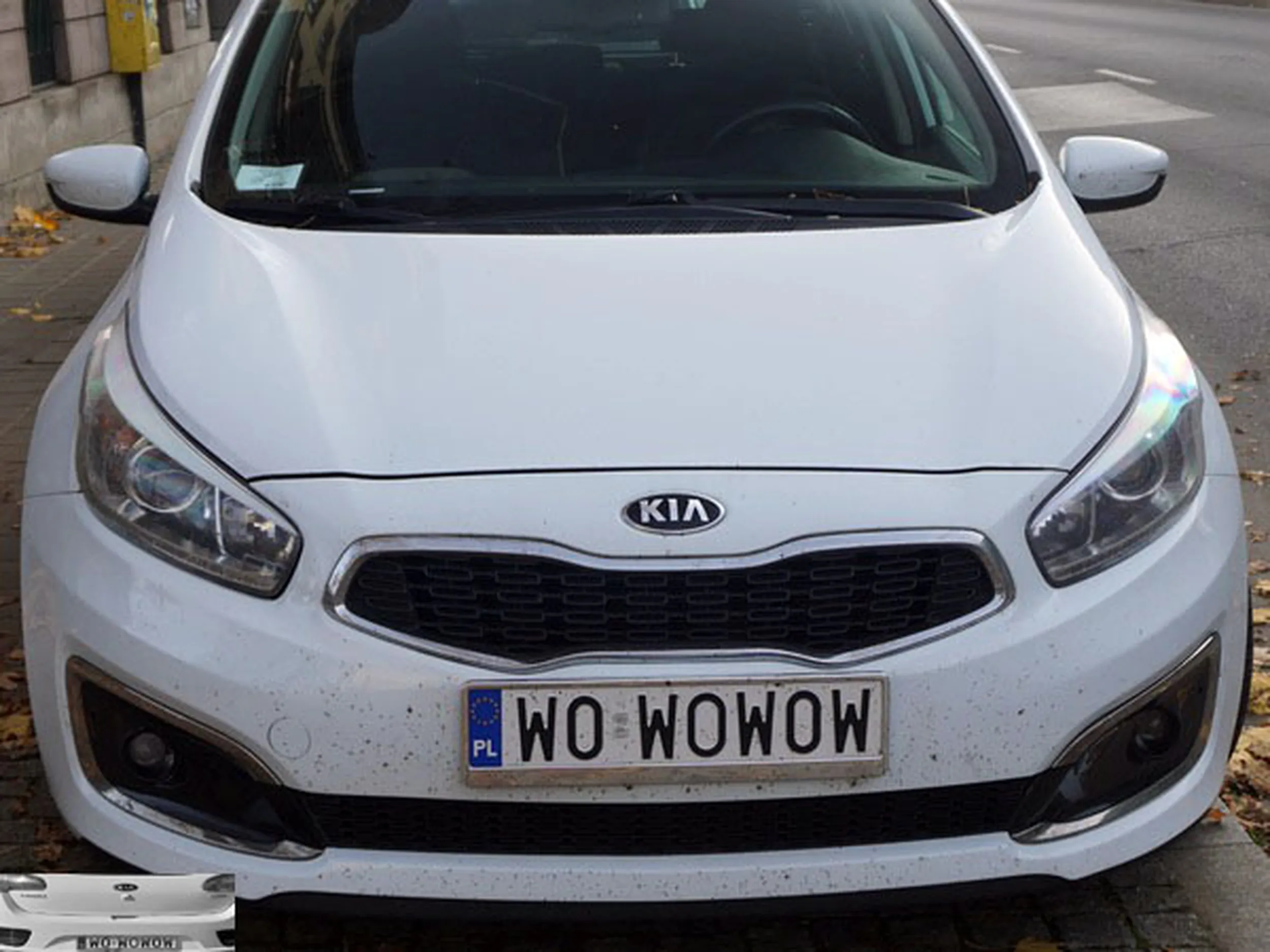 Fajny numer, blacha W0 WOW0W