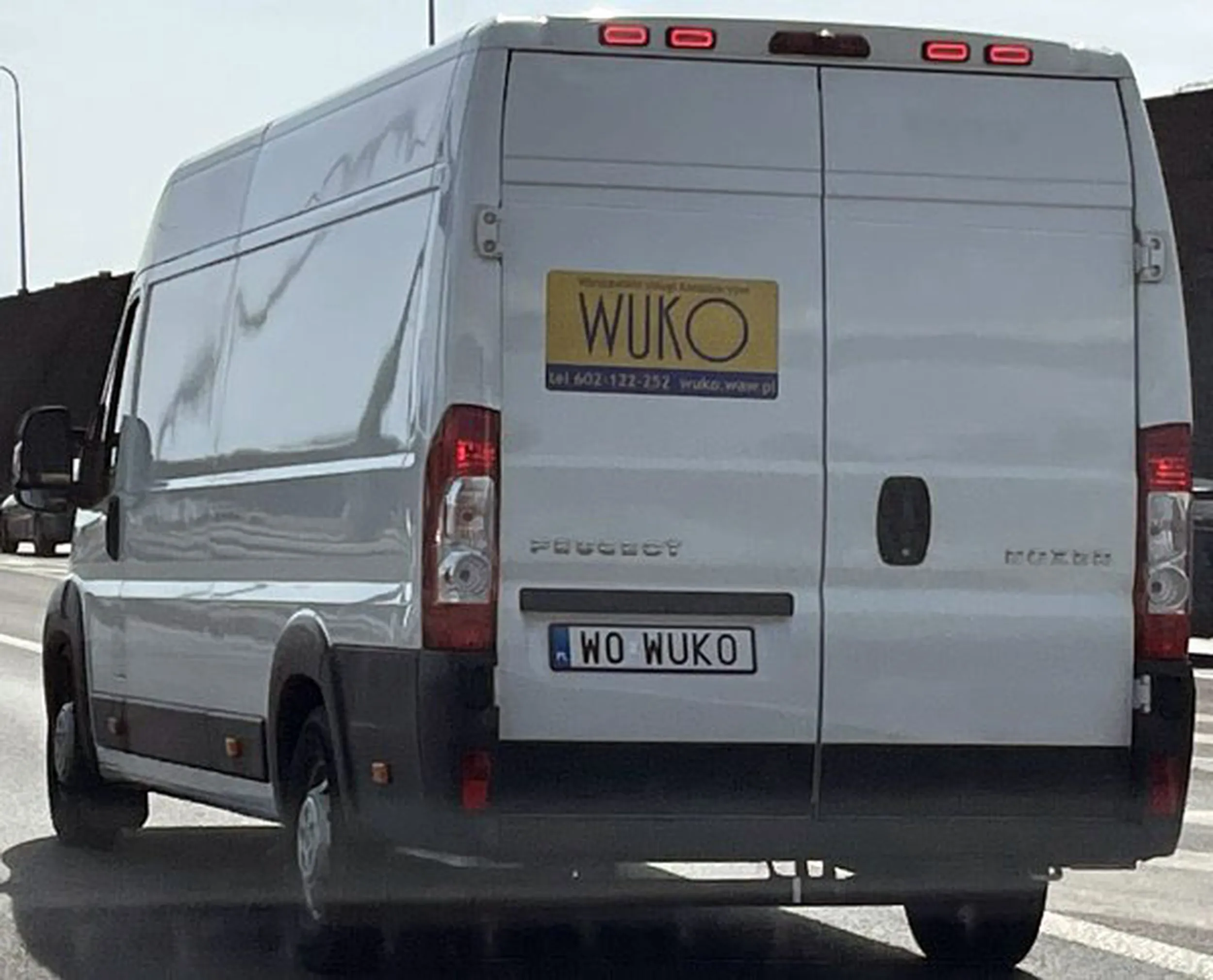 Fajny numer, blacha W0 WUKO