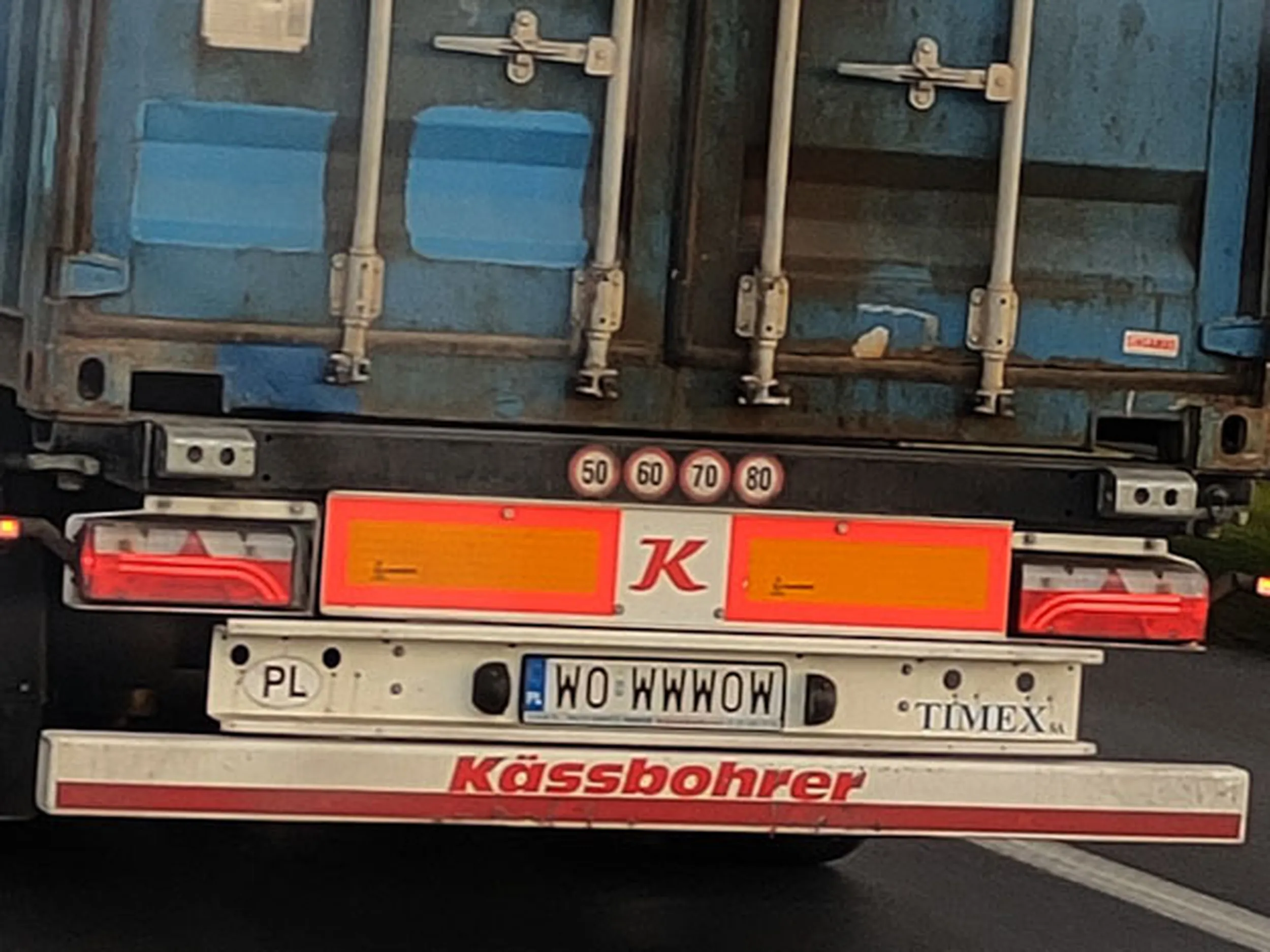 Fajny numer, blacha W0 WWWOW