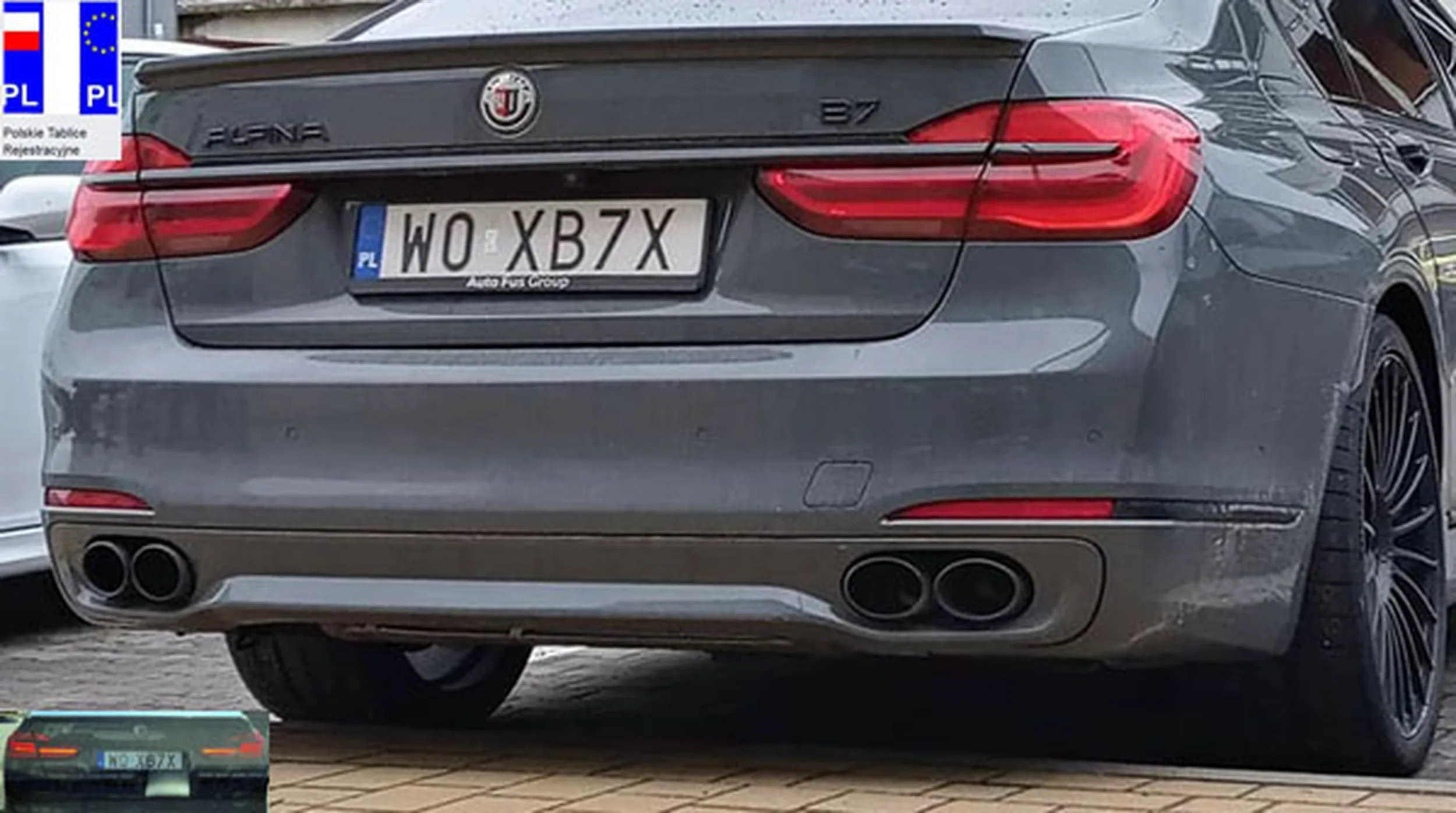 Fajny numer, blacha W0 XB7X