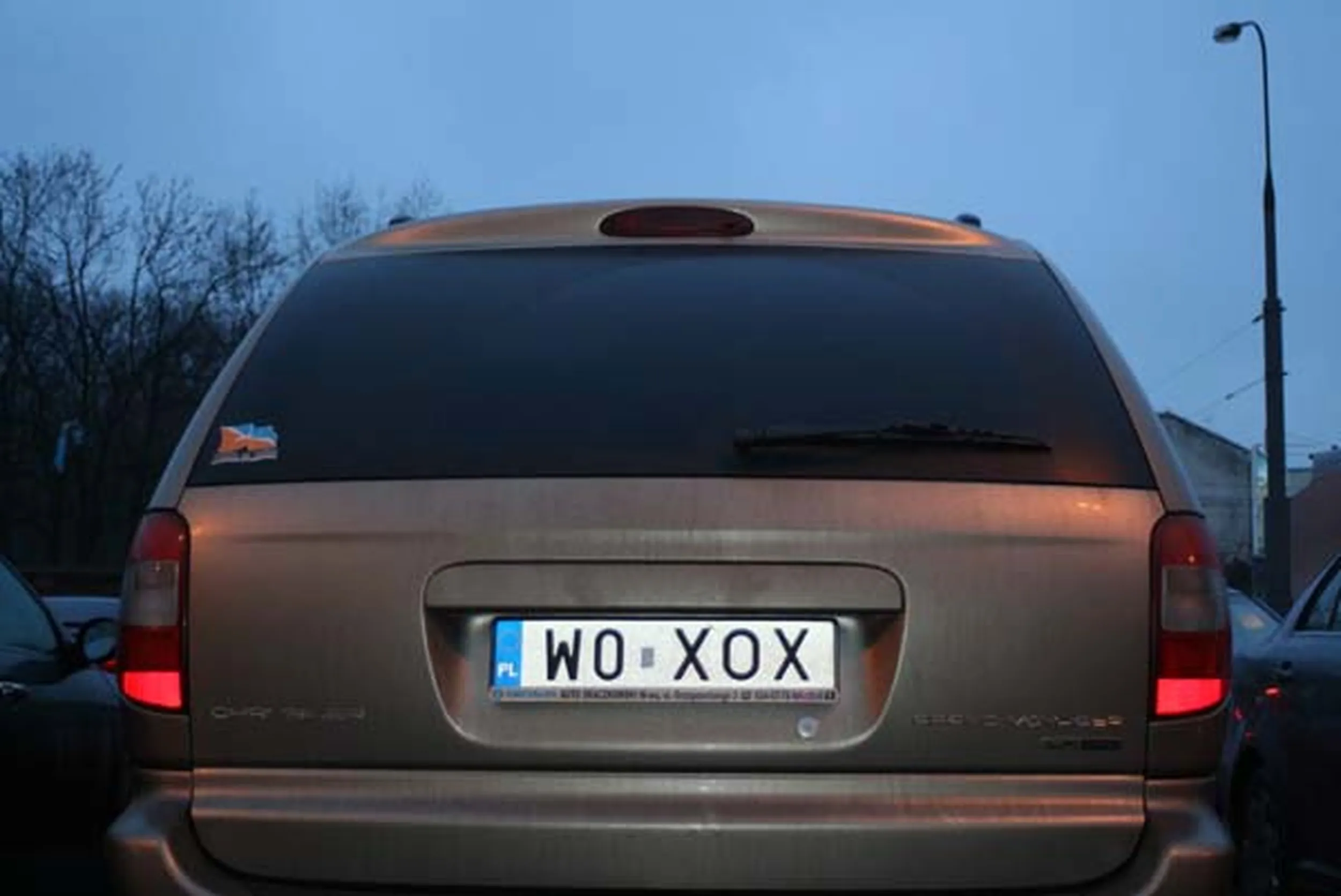 Fajny numer, blacha W0 XOX