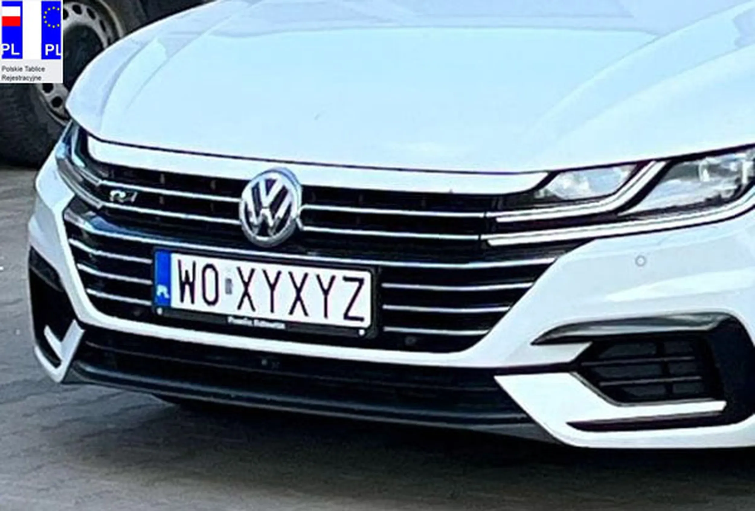 Fajny numer, blacha W0 XYXYZ