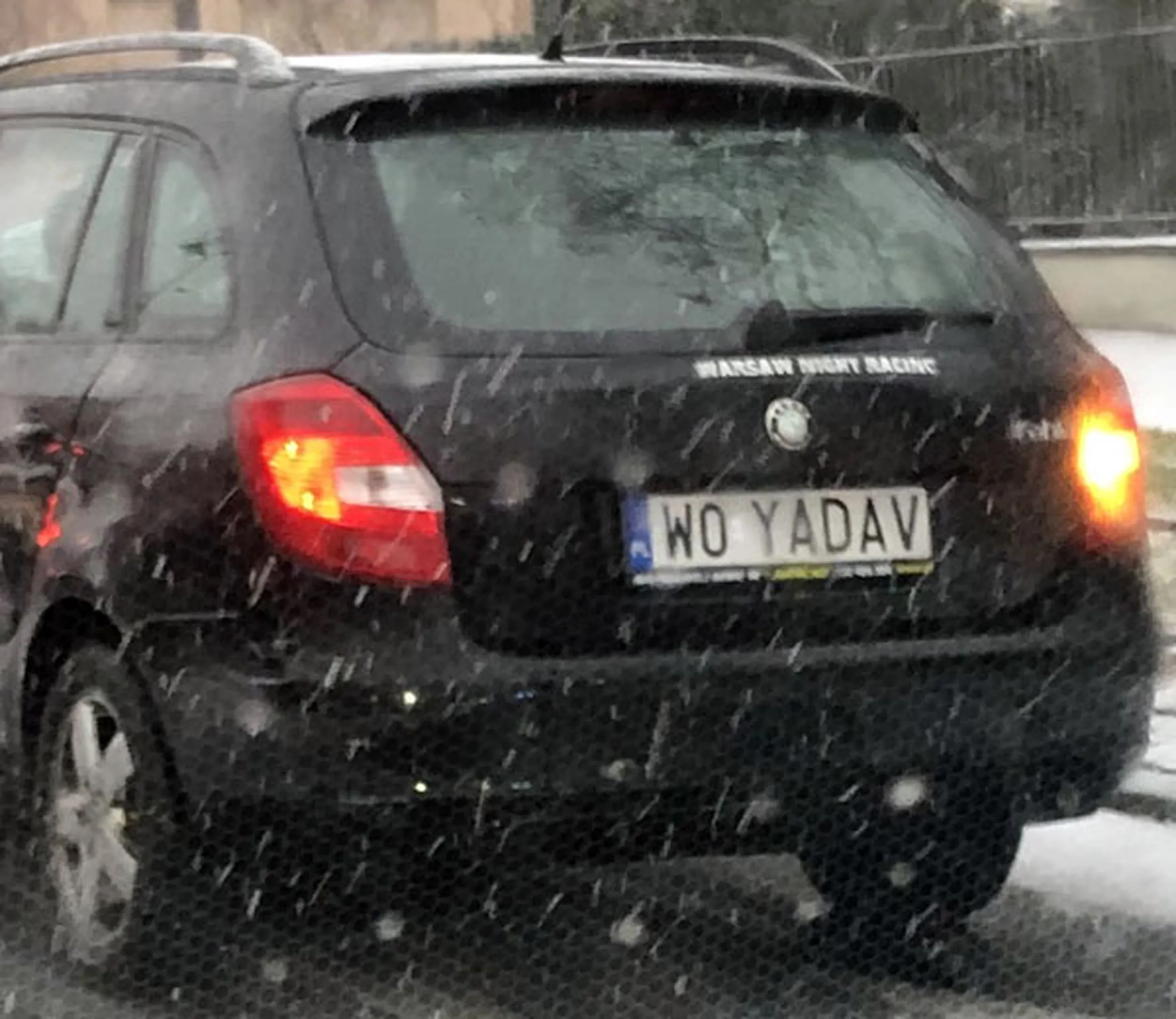 Fajny numer, blacha W0 YADAV