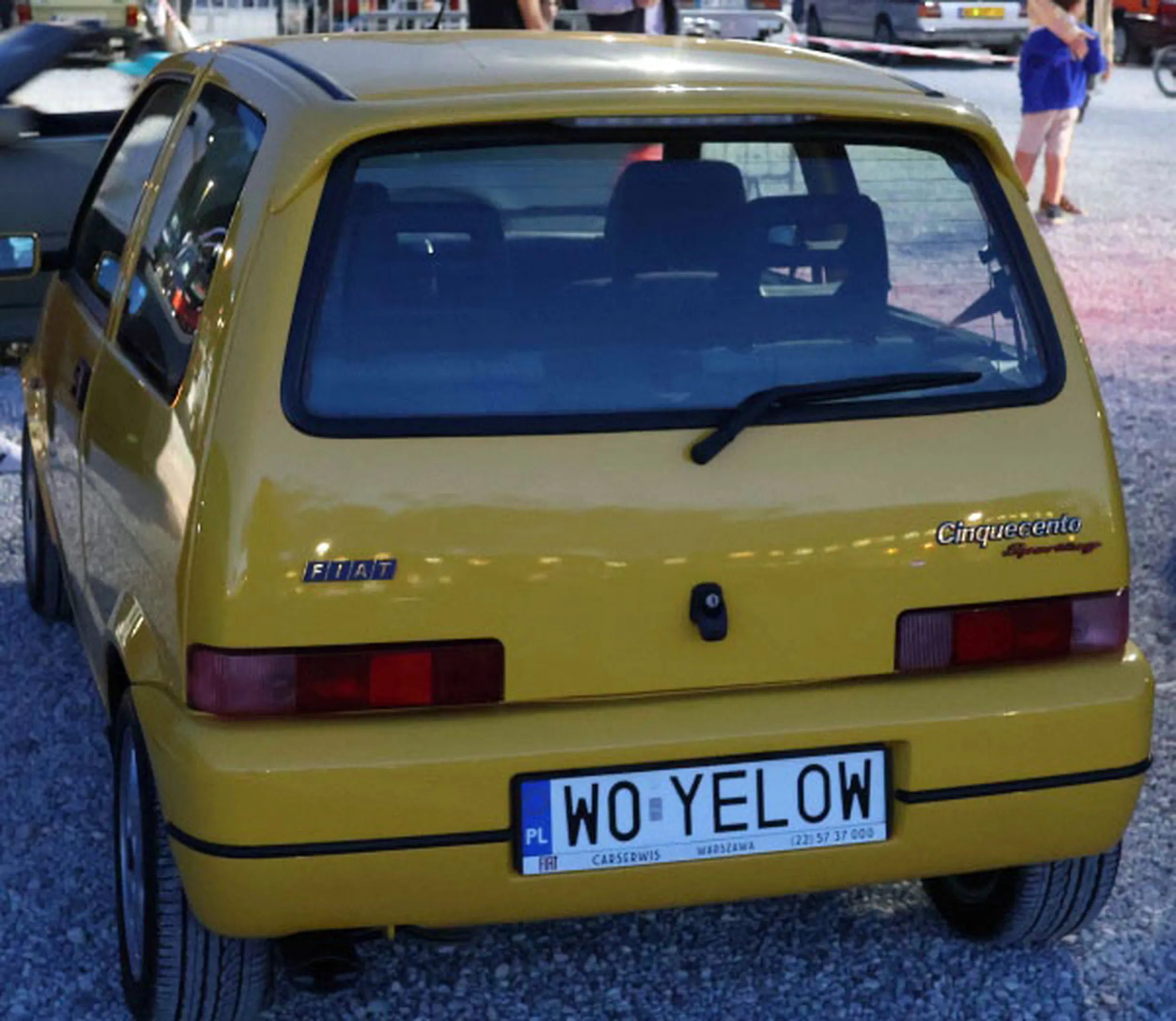 Fajny numer, blacha W0 YELOW