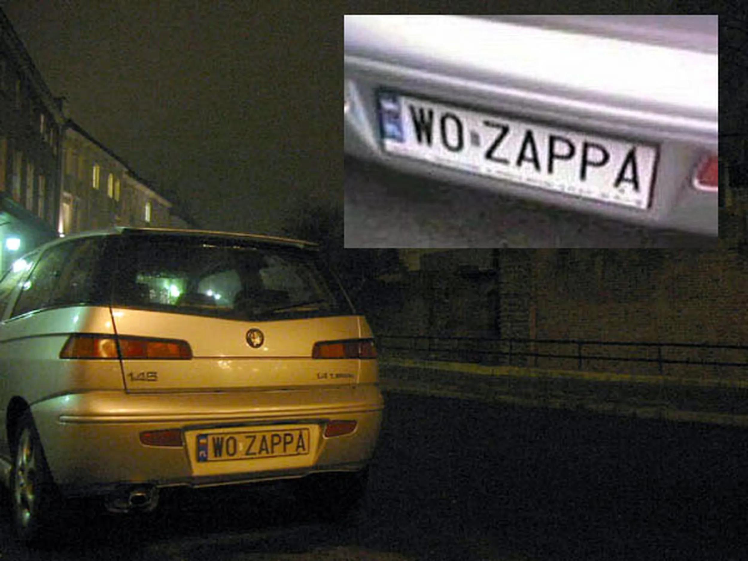 Fajny numer, blacha W0 ZAPPA