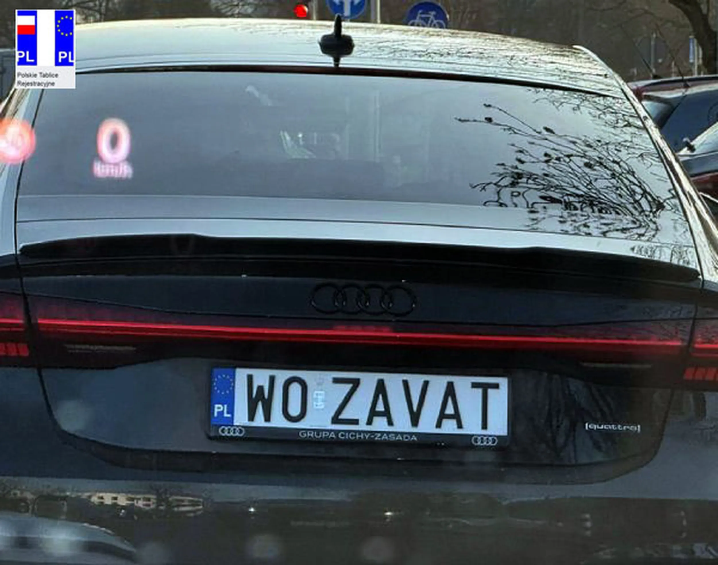 Fajny numer, blacha W0 ZAVAT