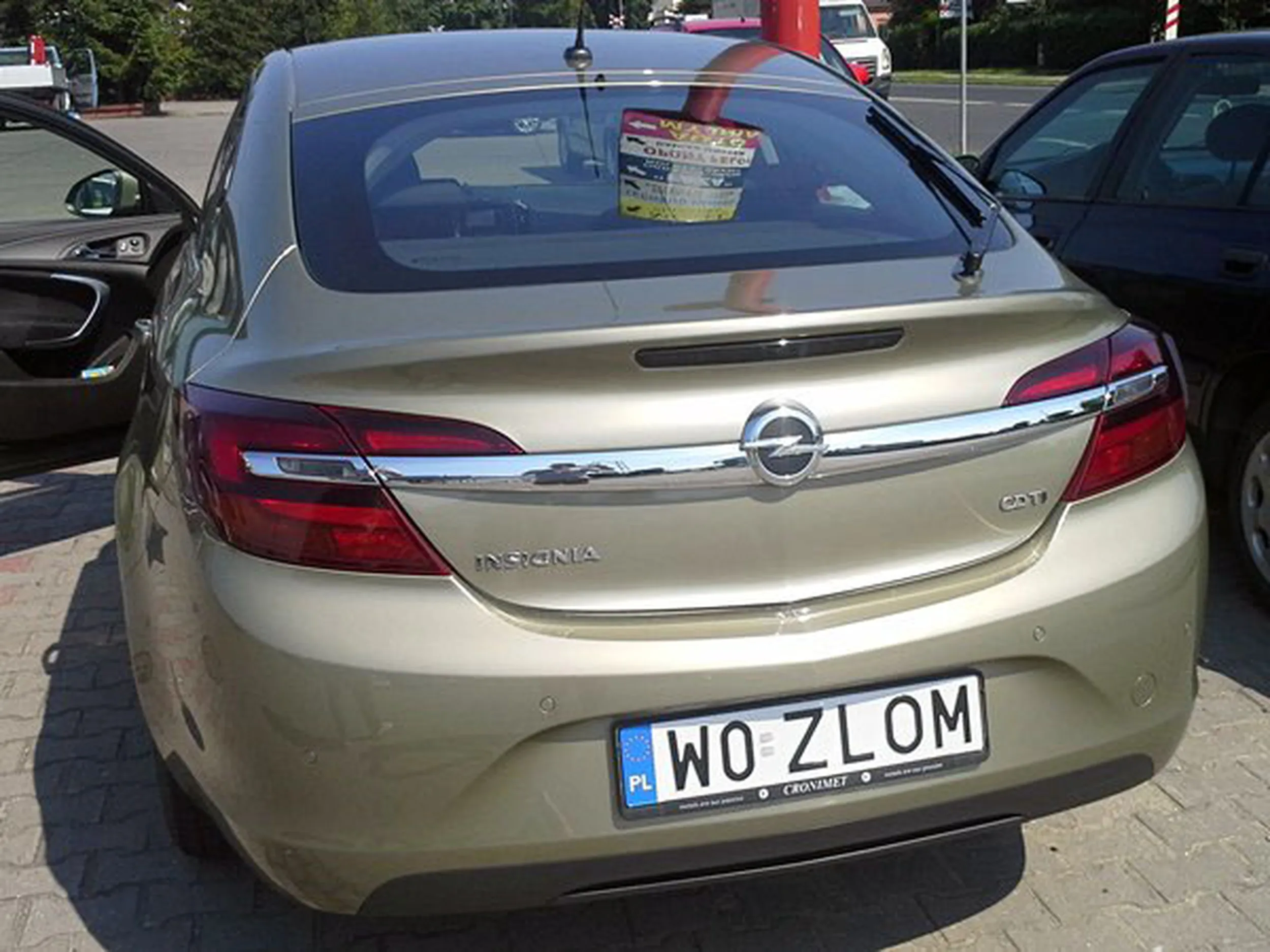 Fajny numer, blacha W0 ZLOM