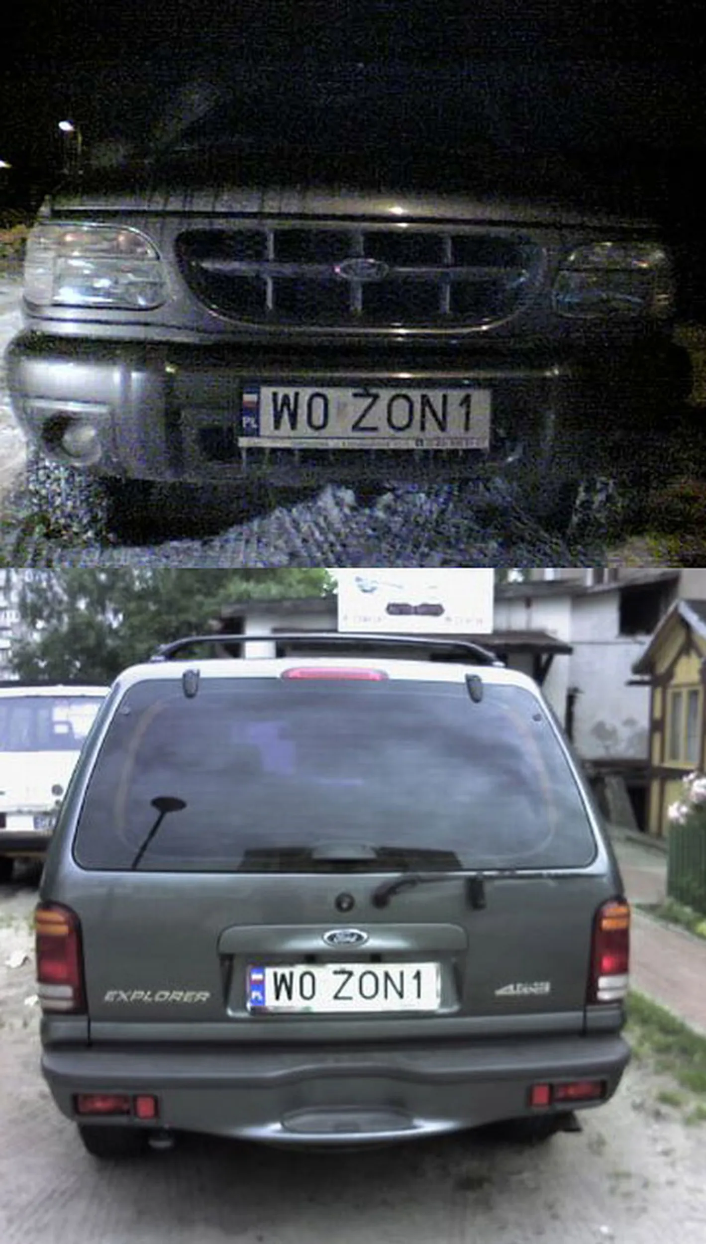 Fajny numer, blacha W0 ZON1