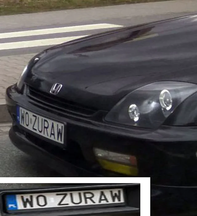 Fajny numer, blacha W0 ZURAW