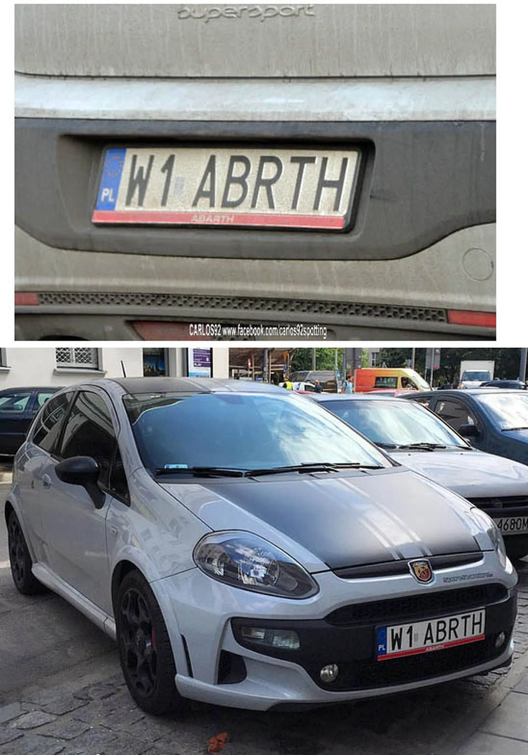 Fajny numer, blacha W1 ABRTH