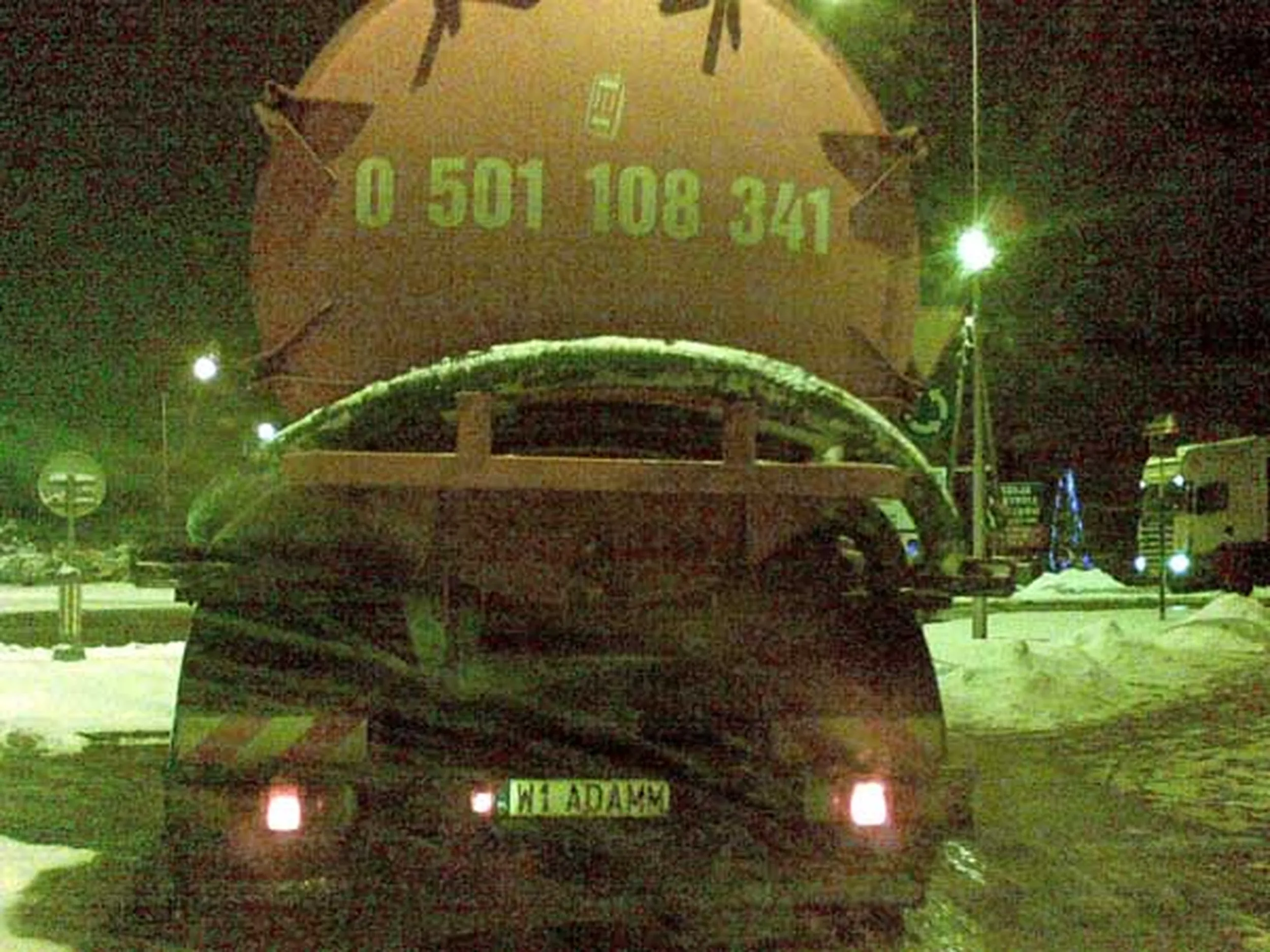 Fajny numer, blacha W1 ADAMM