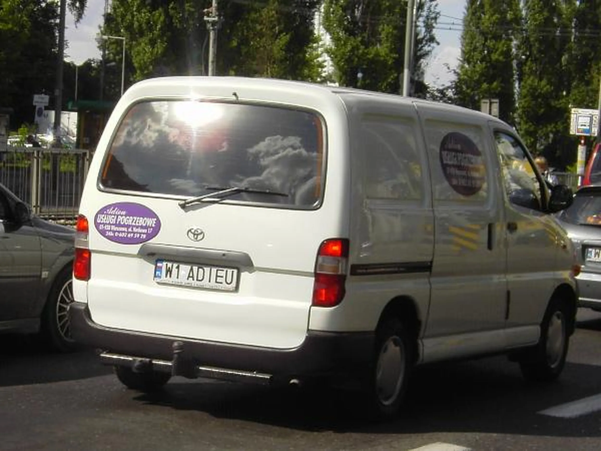 Fajny numer, blacha W1 ADIEU