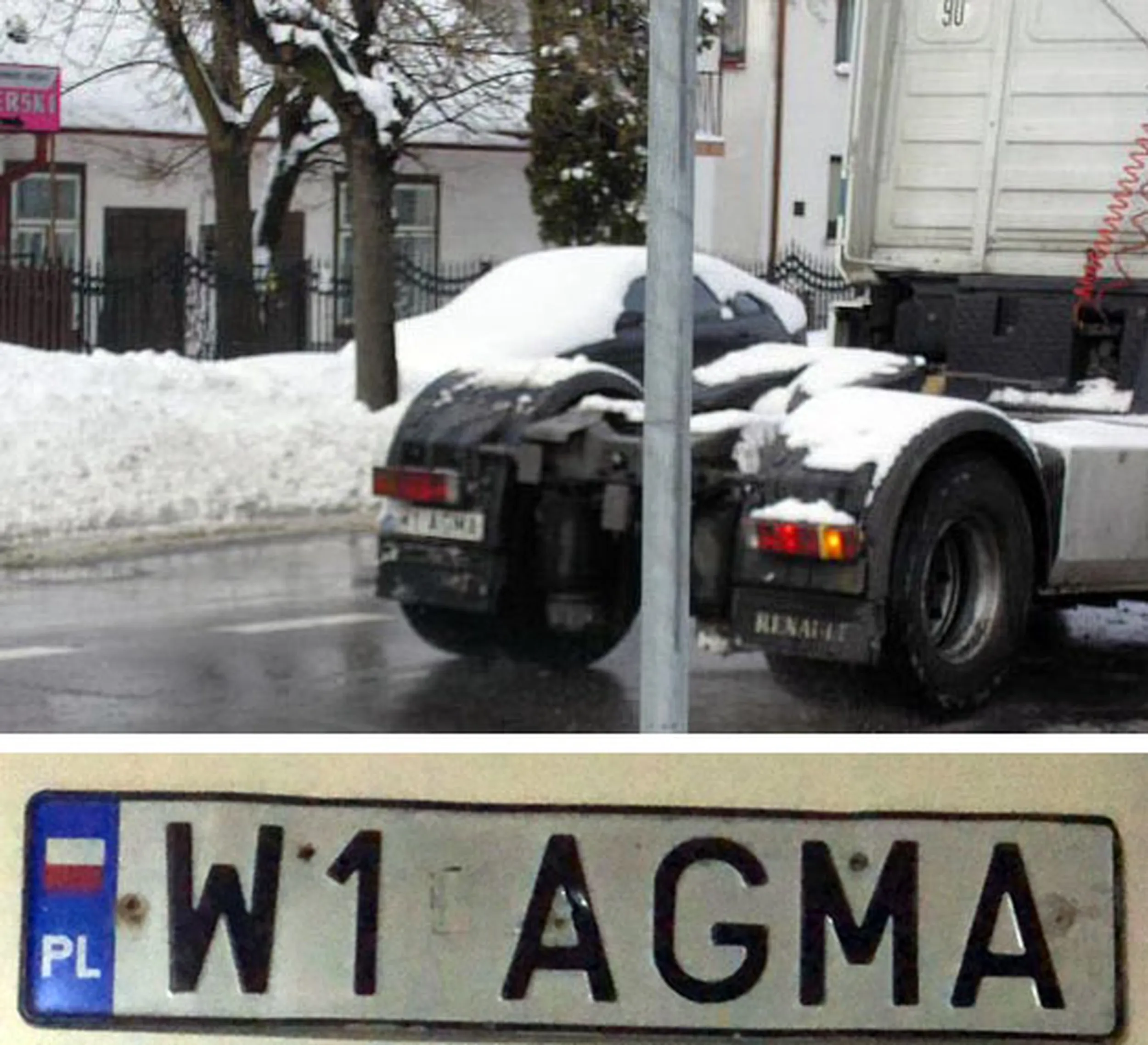 Fajny numer, blacha W1 AGMA