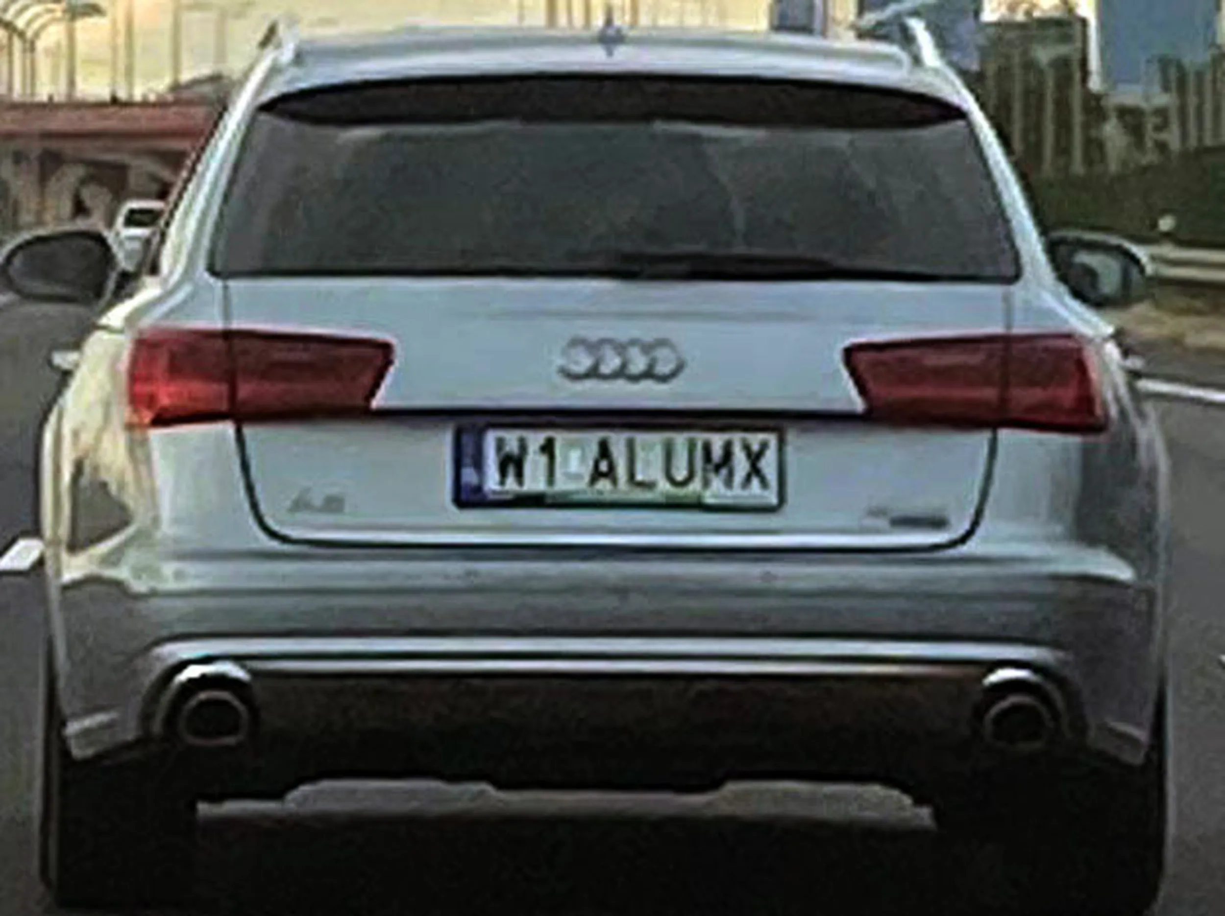 Fajny numer, blacha W1 ALUMX