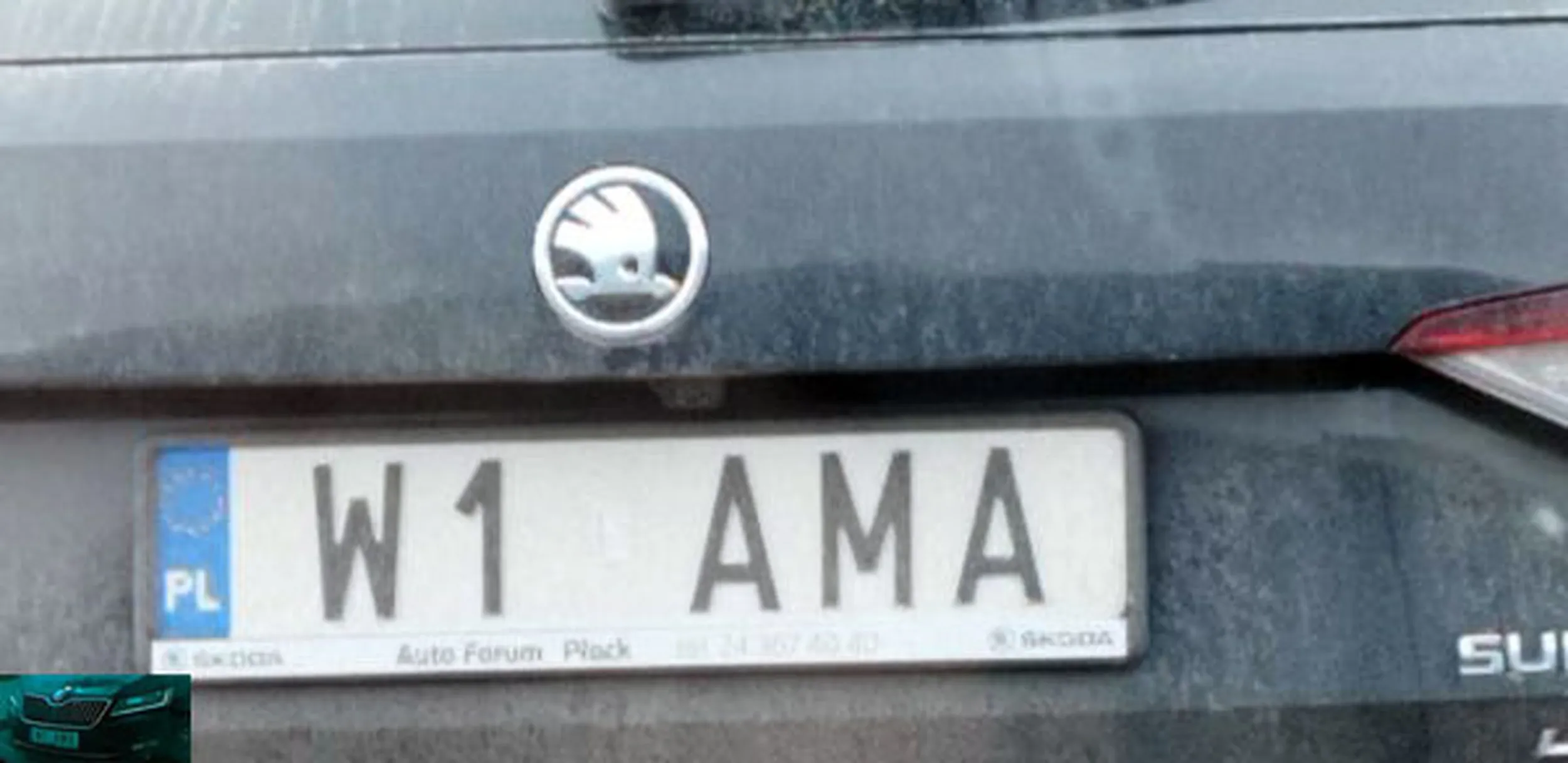 Fajny numer, blacha W1 AMA