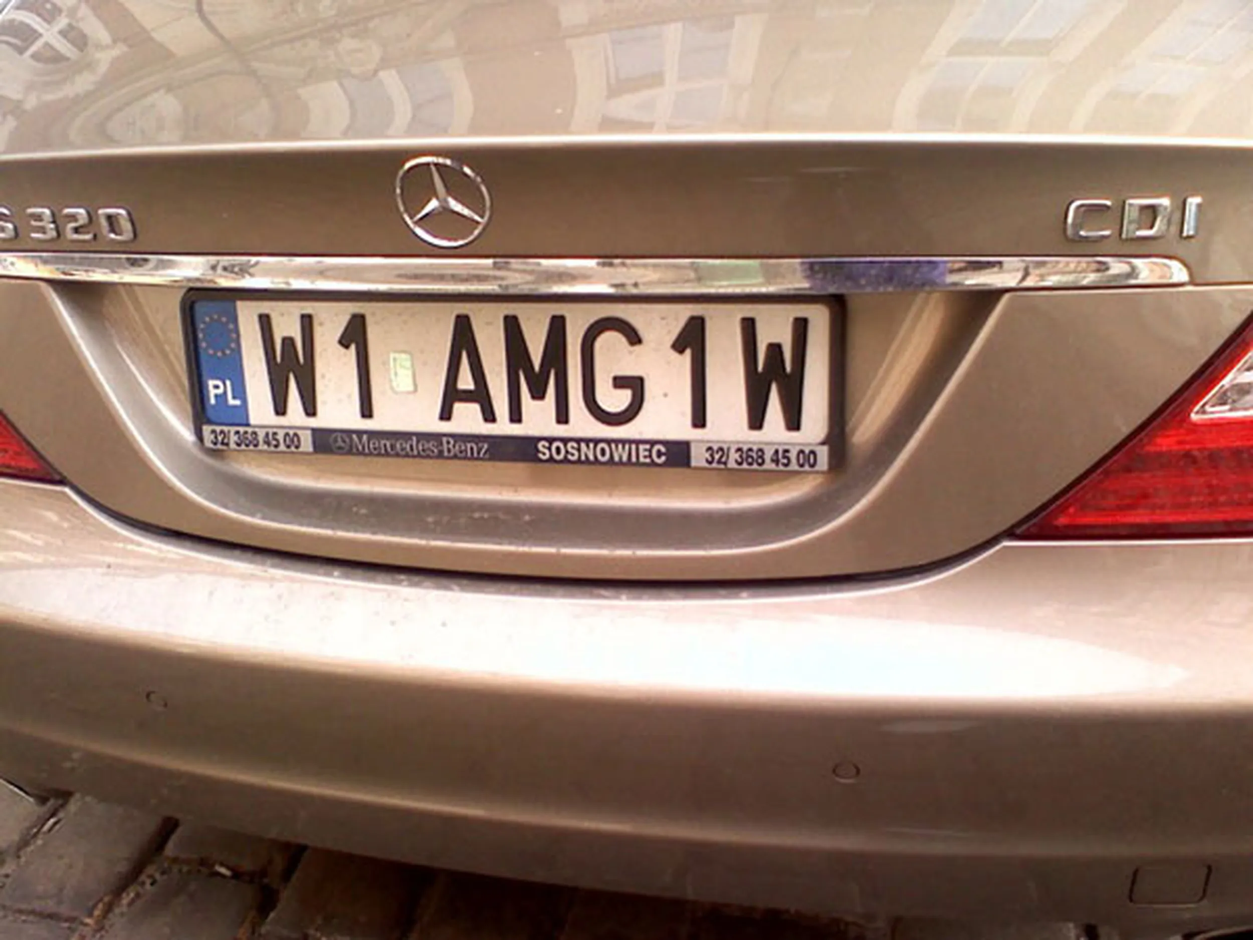 Fajny numer, blacha W1 AMG1W