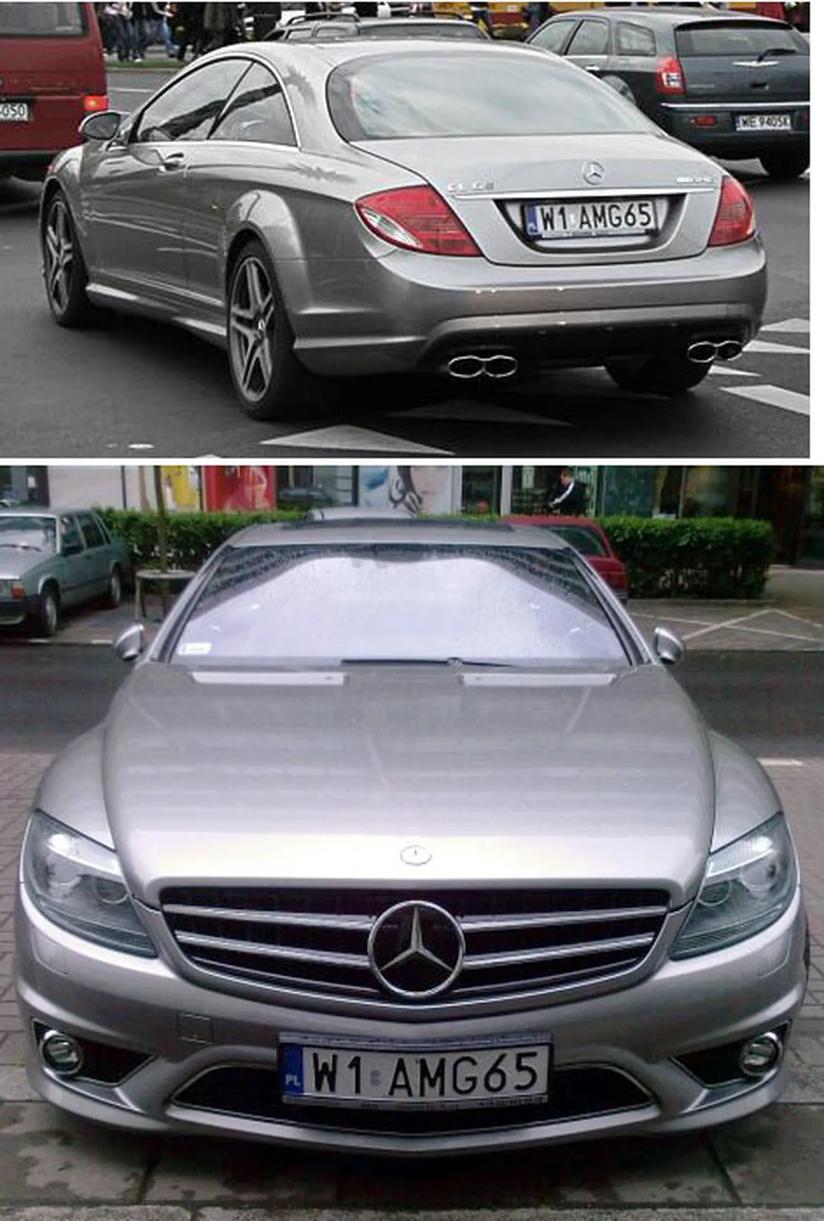 Fajny numer, blacha W1 AMG65