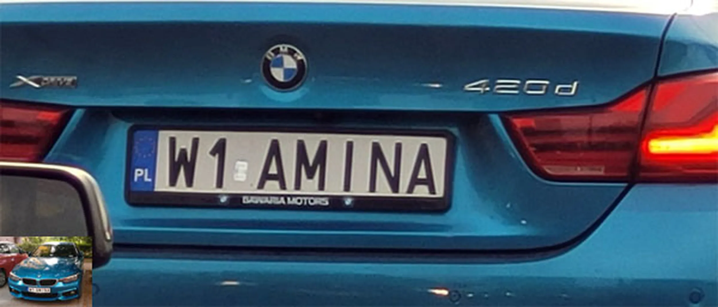 Fajny numer, blacha W1 AMINA