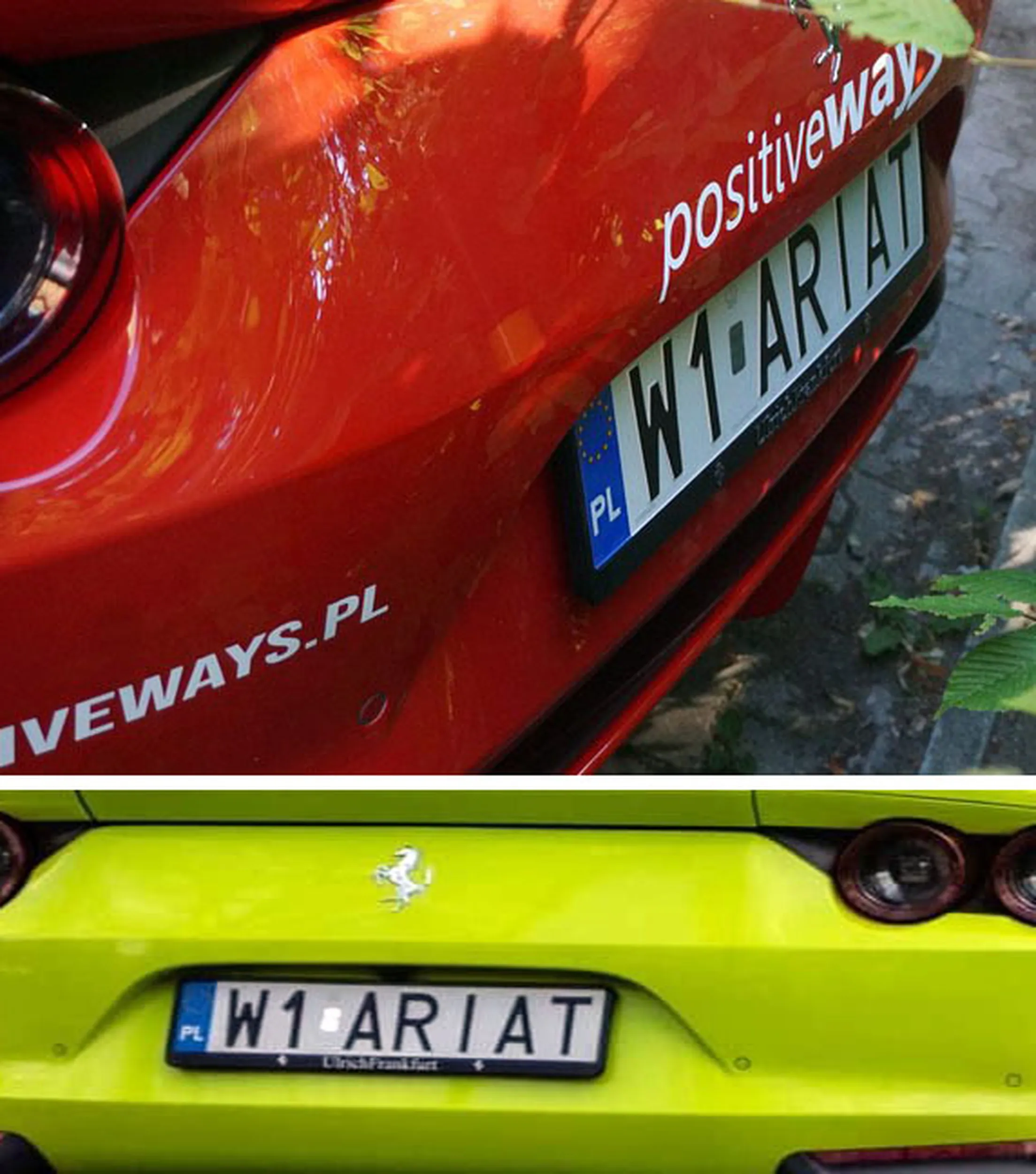 Fajny numer, blacha W1 ARIAT