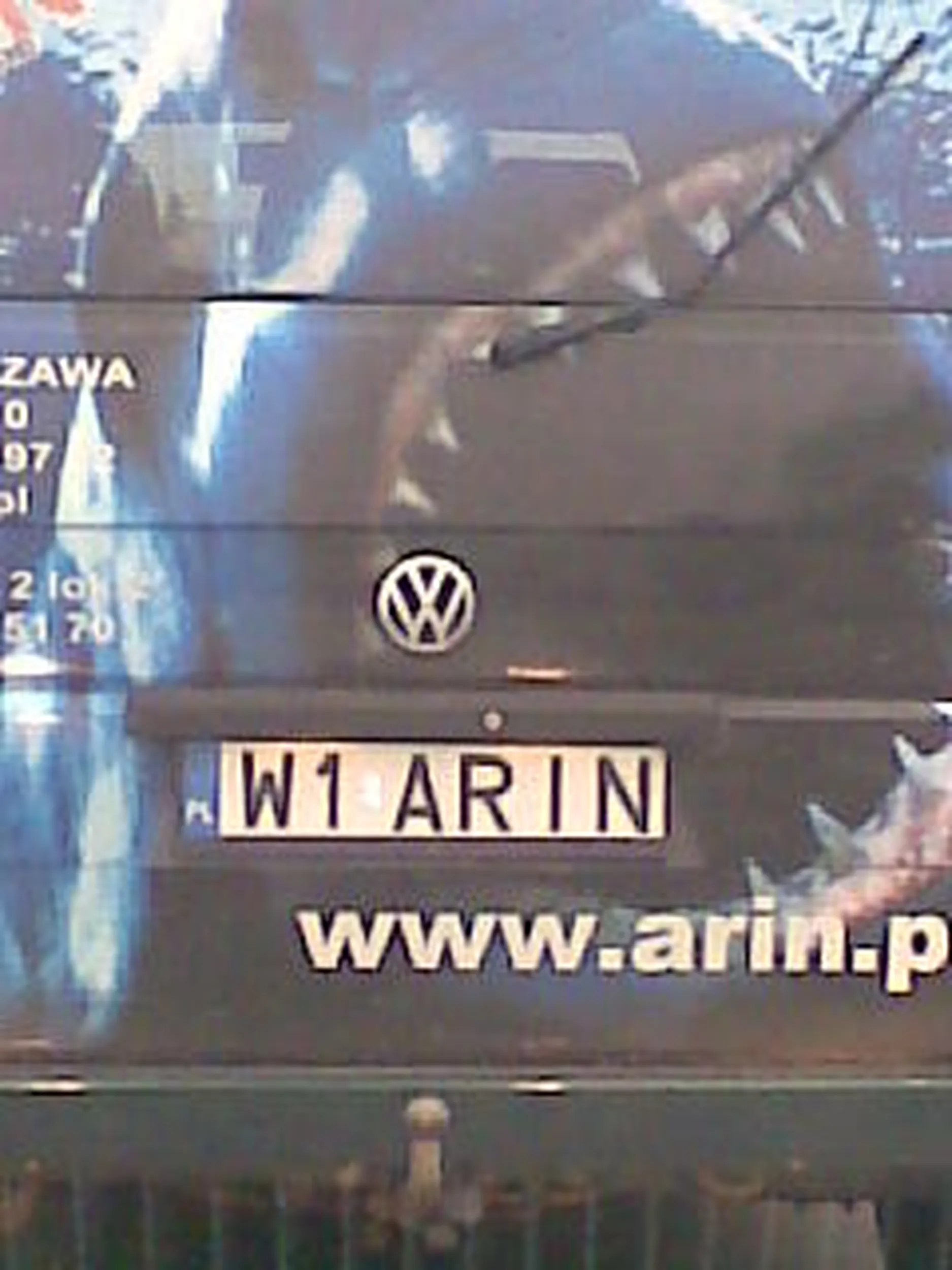 Fajny numer, blacha W1 ARIN