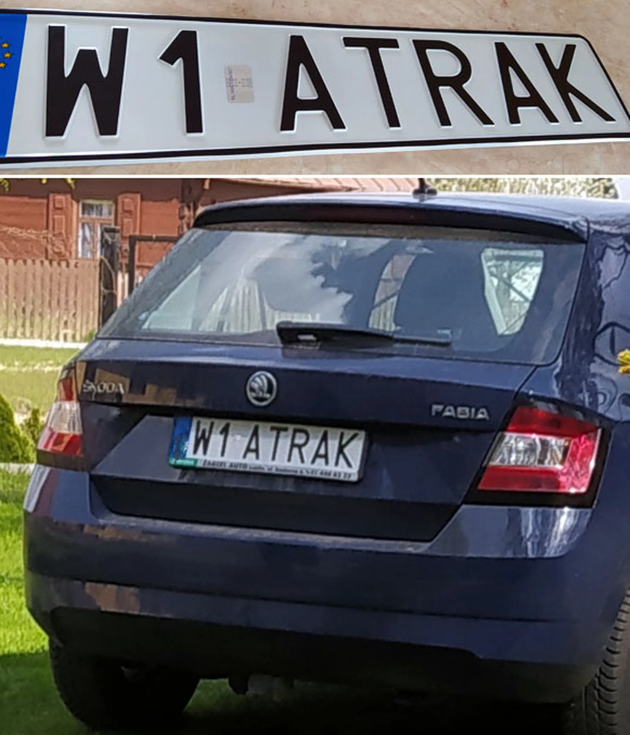 Fajny numer, blacha W1 ATRAK