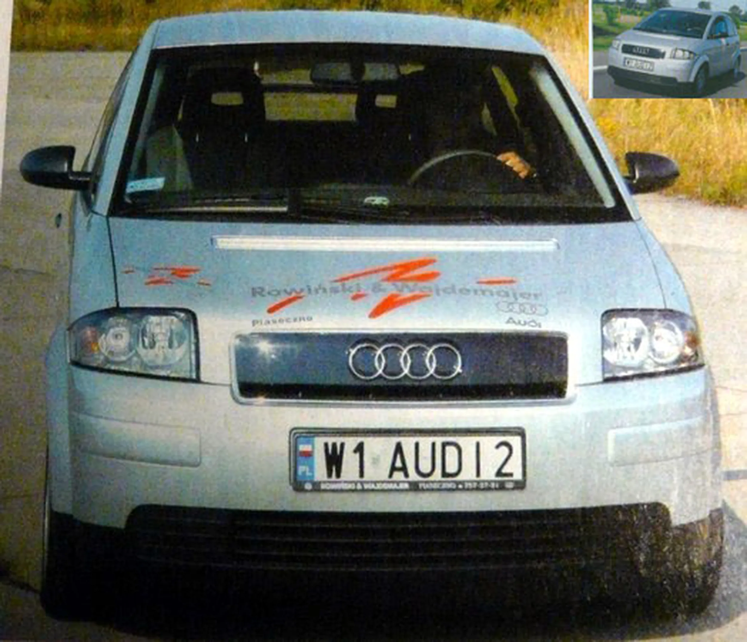 Fajny numer, blacha W1 AUDI2