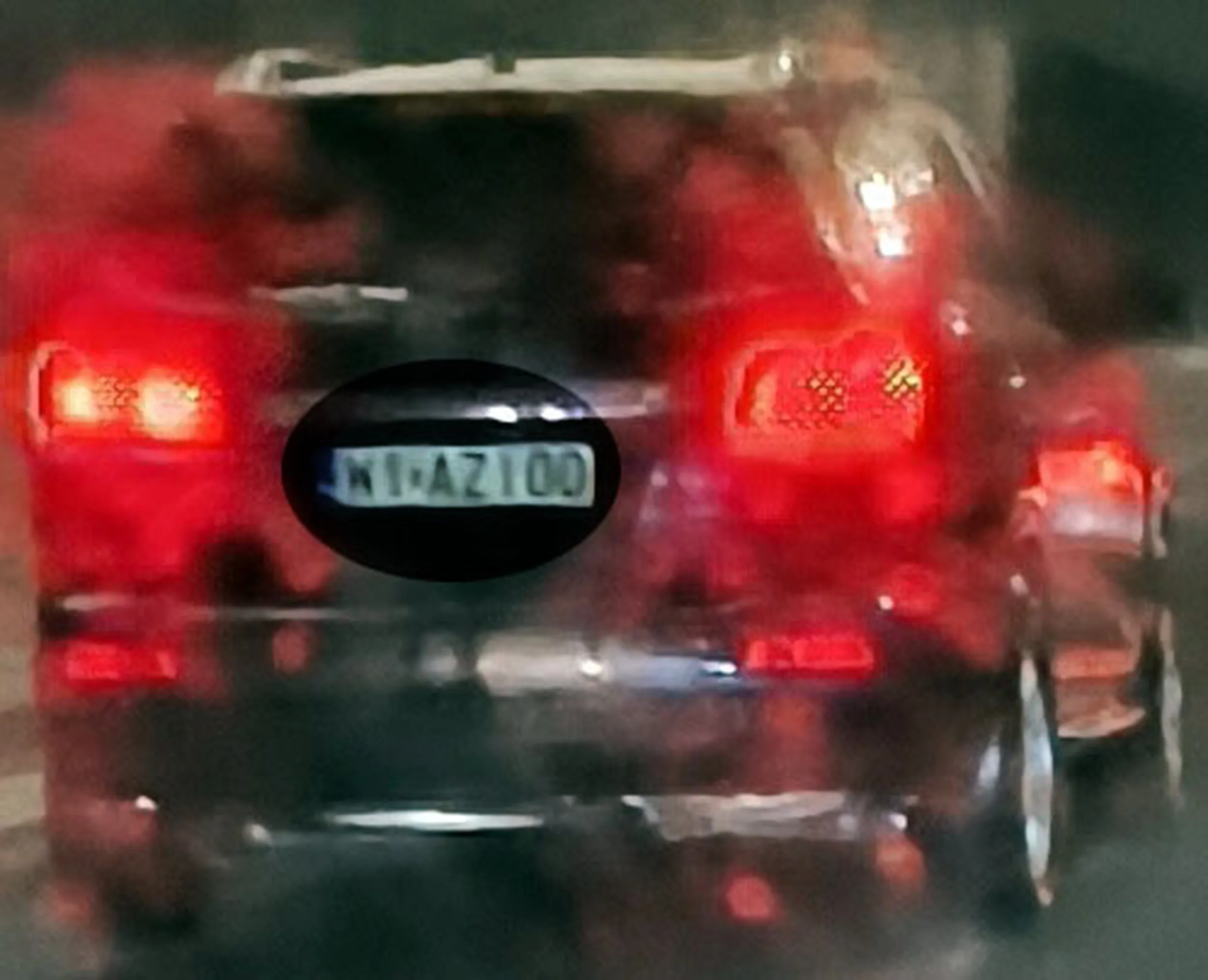 Fajny numer, blacha W1 AZI00