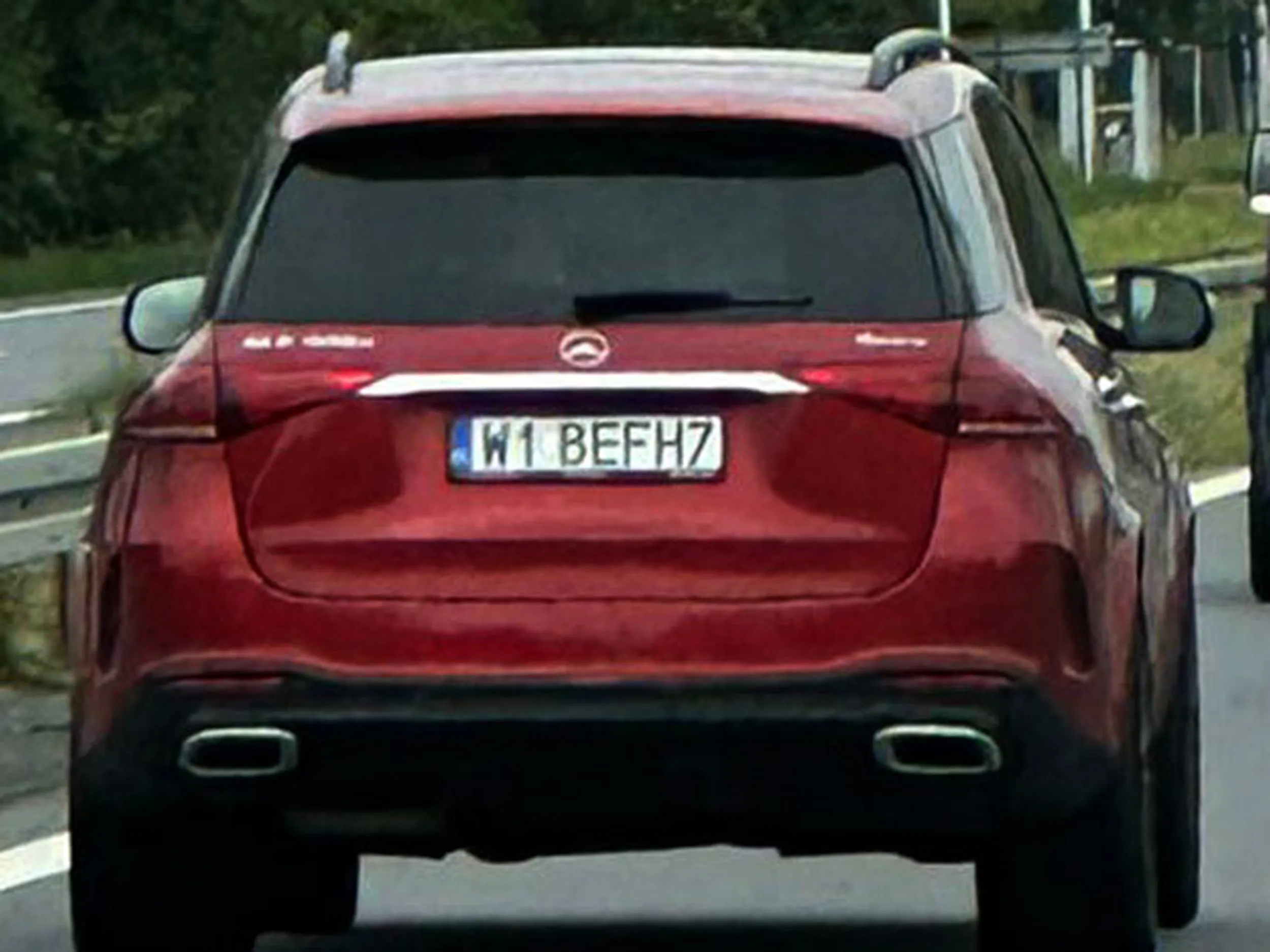 Fajny numer, blacha W1 BEFH7