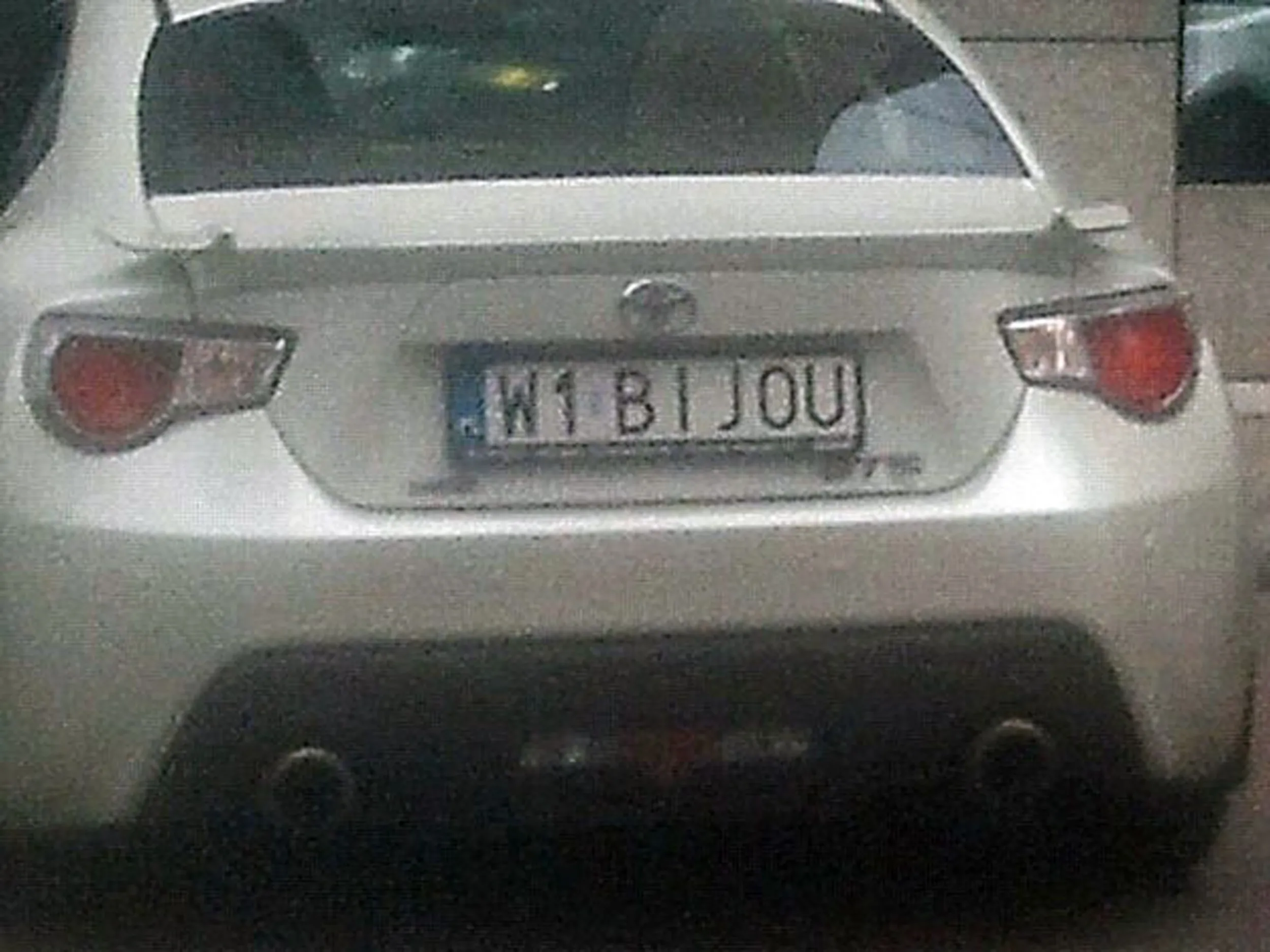 Fajny numer, blacha W1 BIJOU