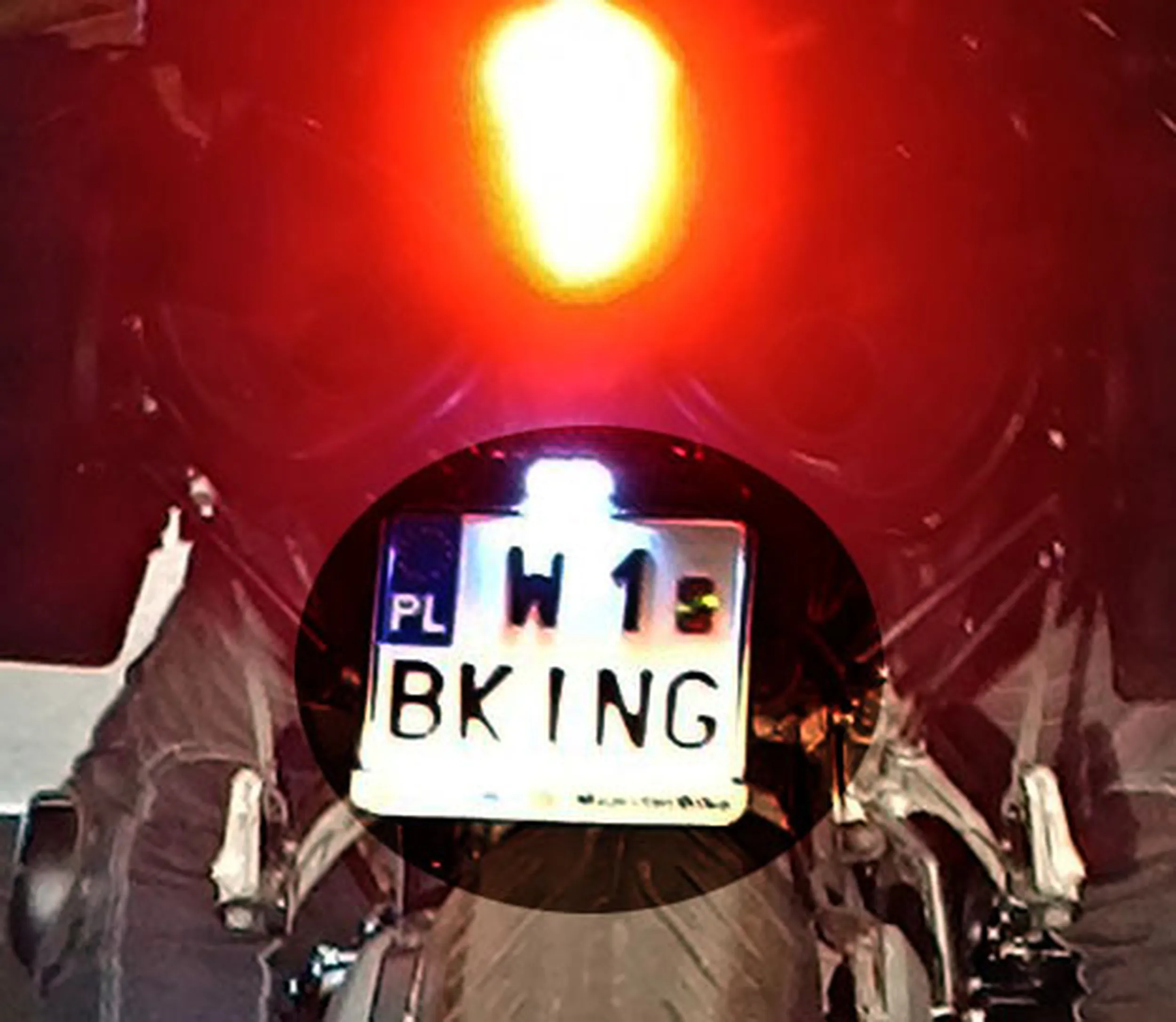 Fajny numer, blacha W1 BKING