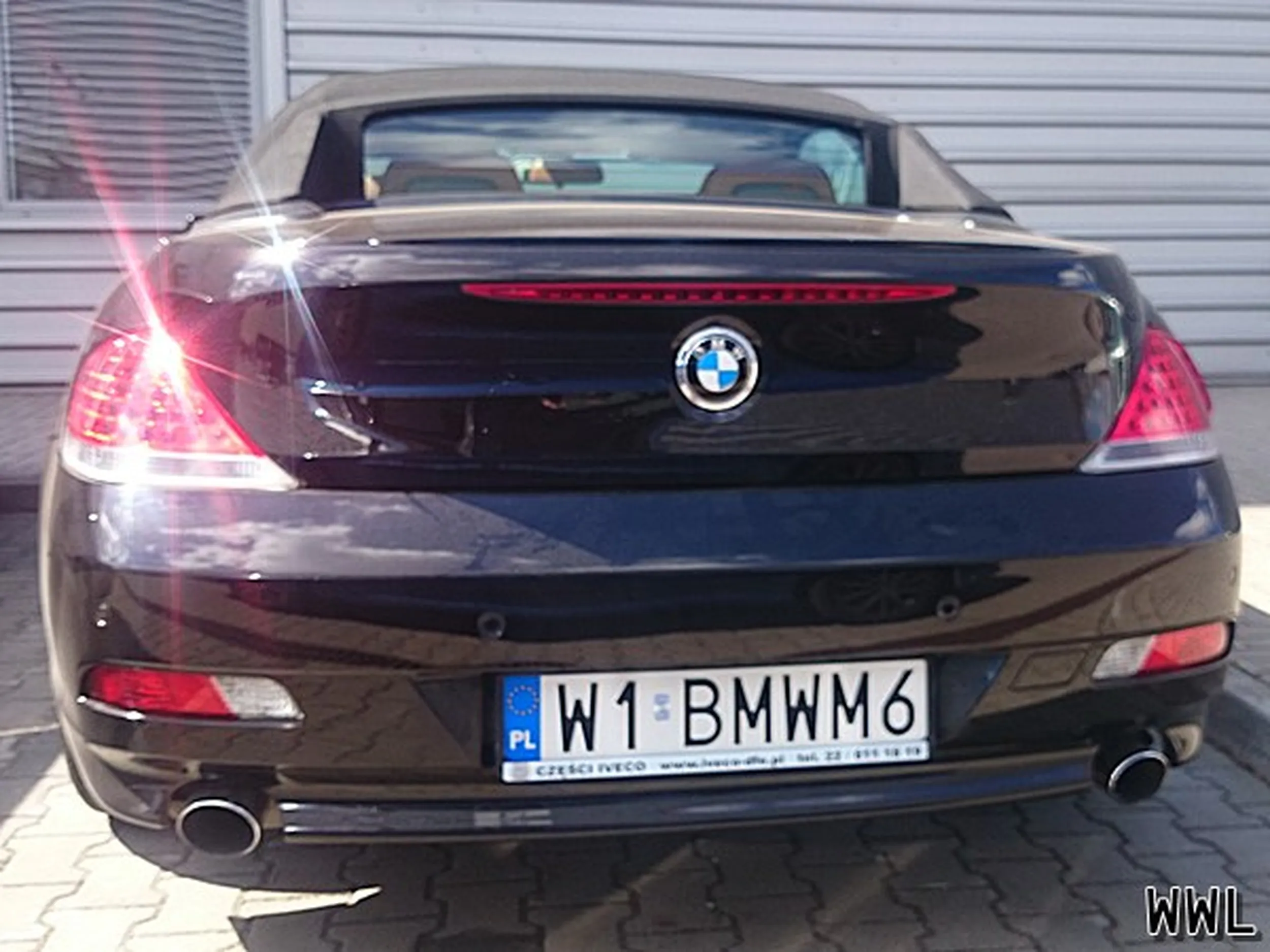 Fajny numer, blacha W1 BMWM6