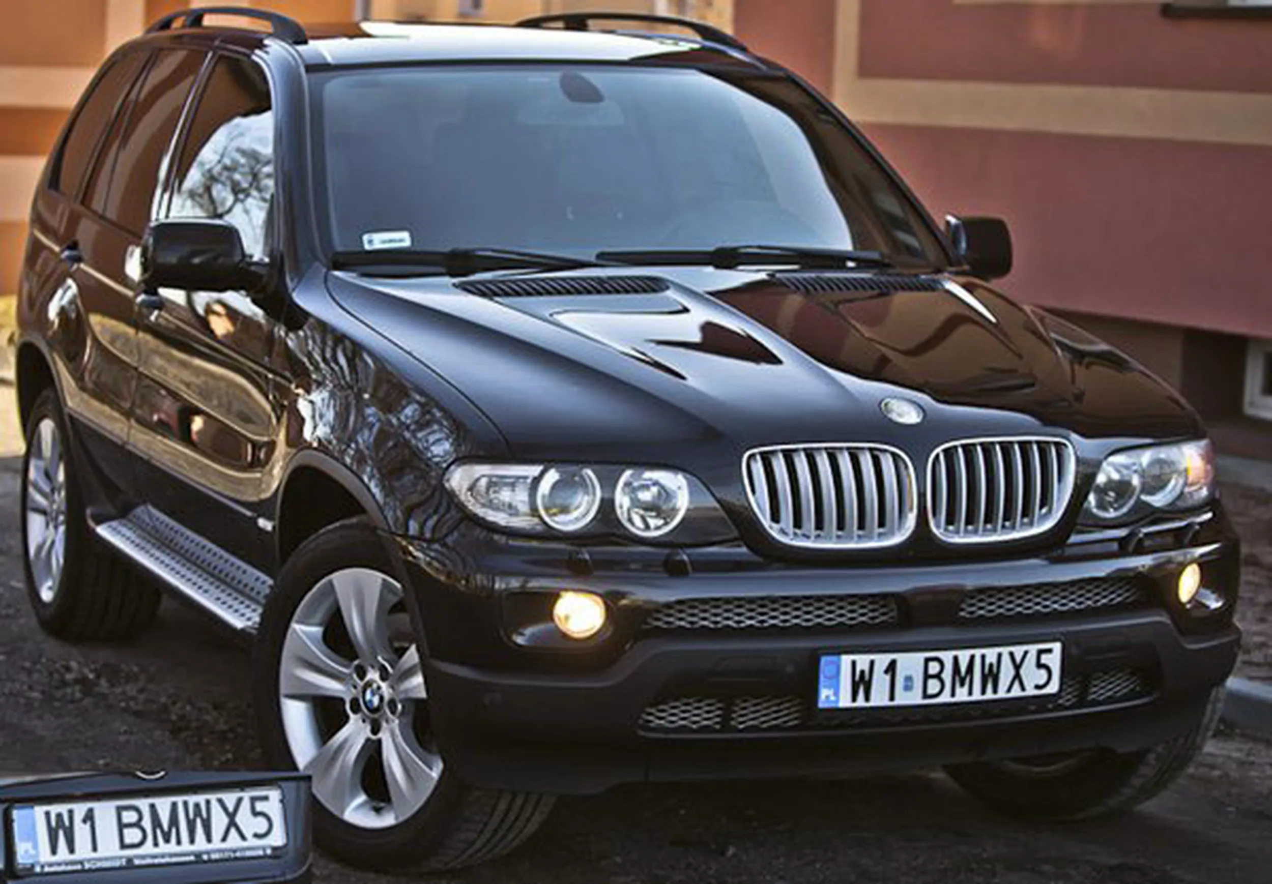 Fajny numer, blacha W1 BMWX5