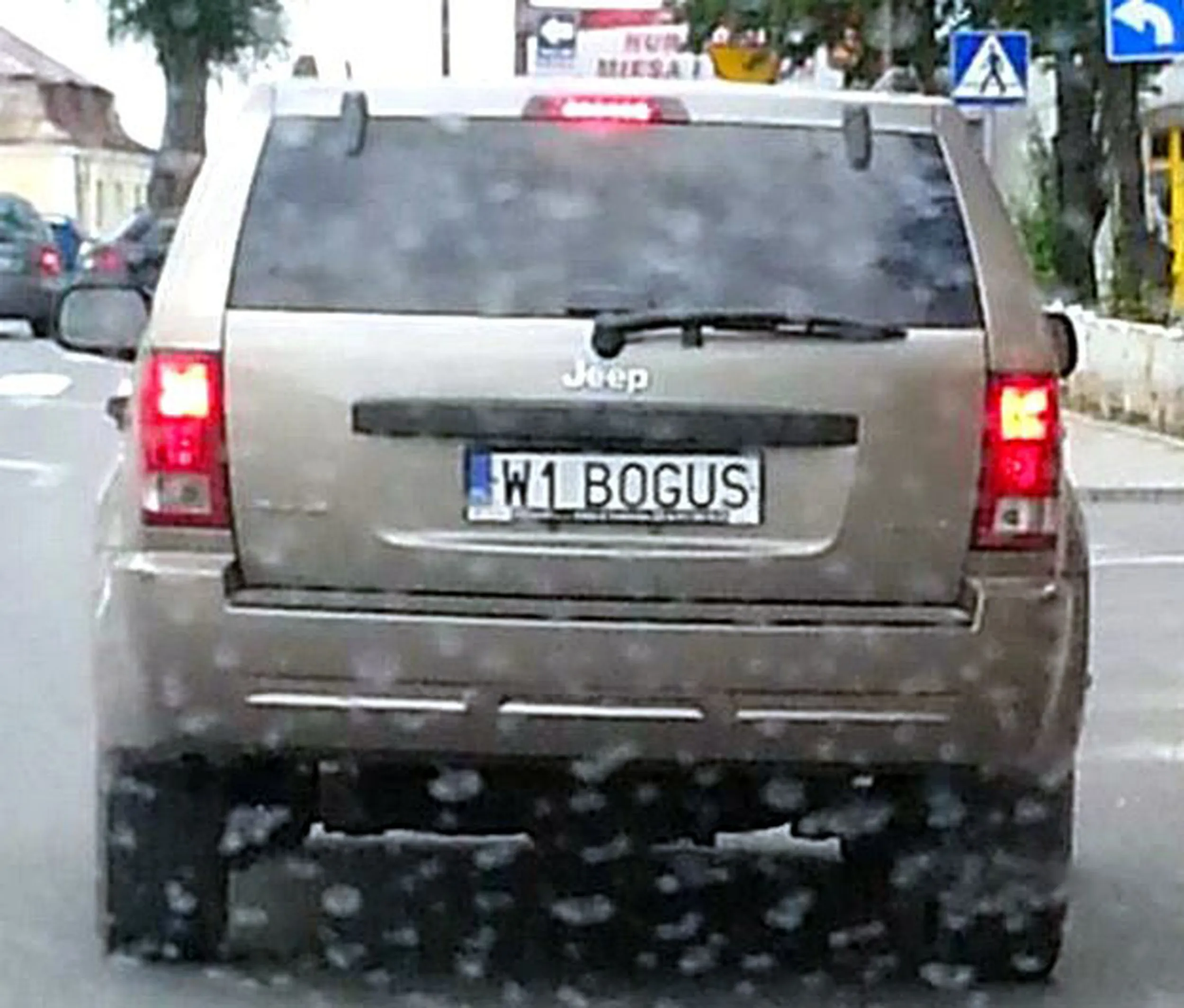 Fajny numer, blacha W1 BOGUS