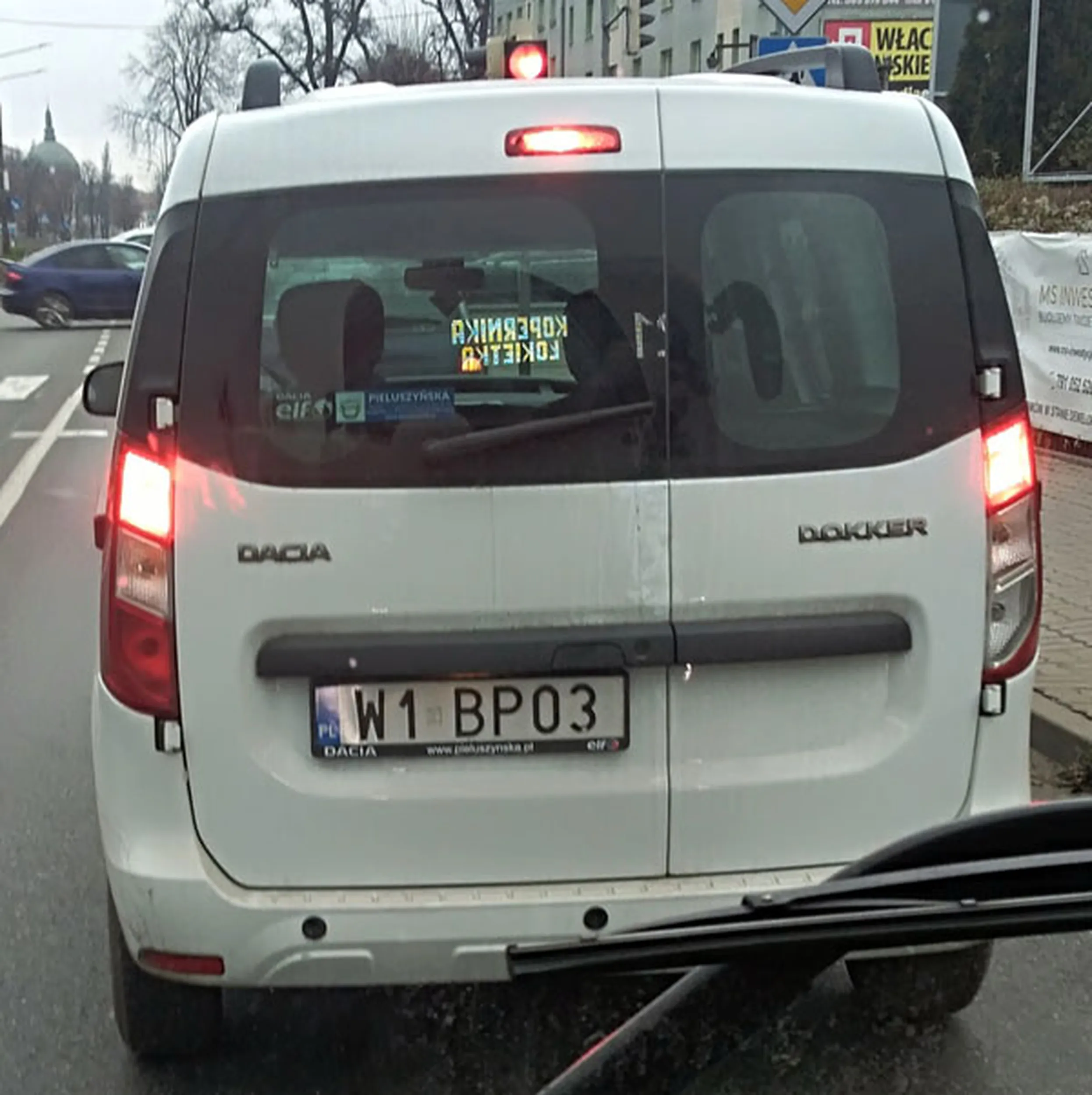 Fajny numer, blacha W1 BP03