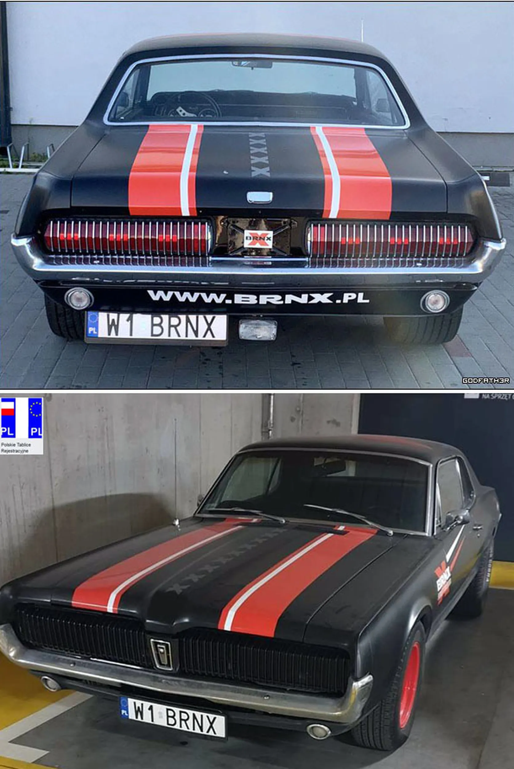 Fajny numer, blacha W1 BRNX